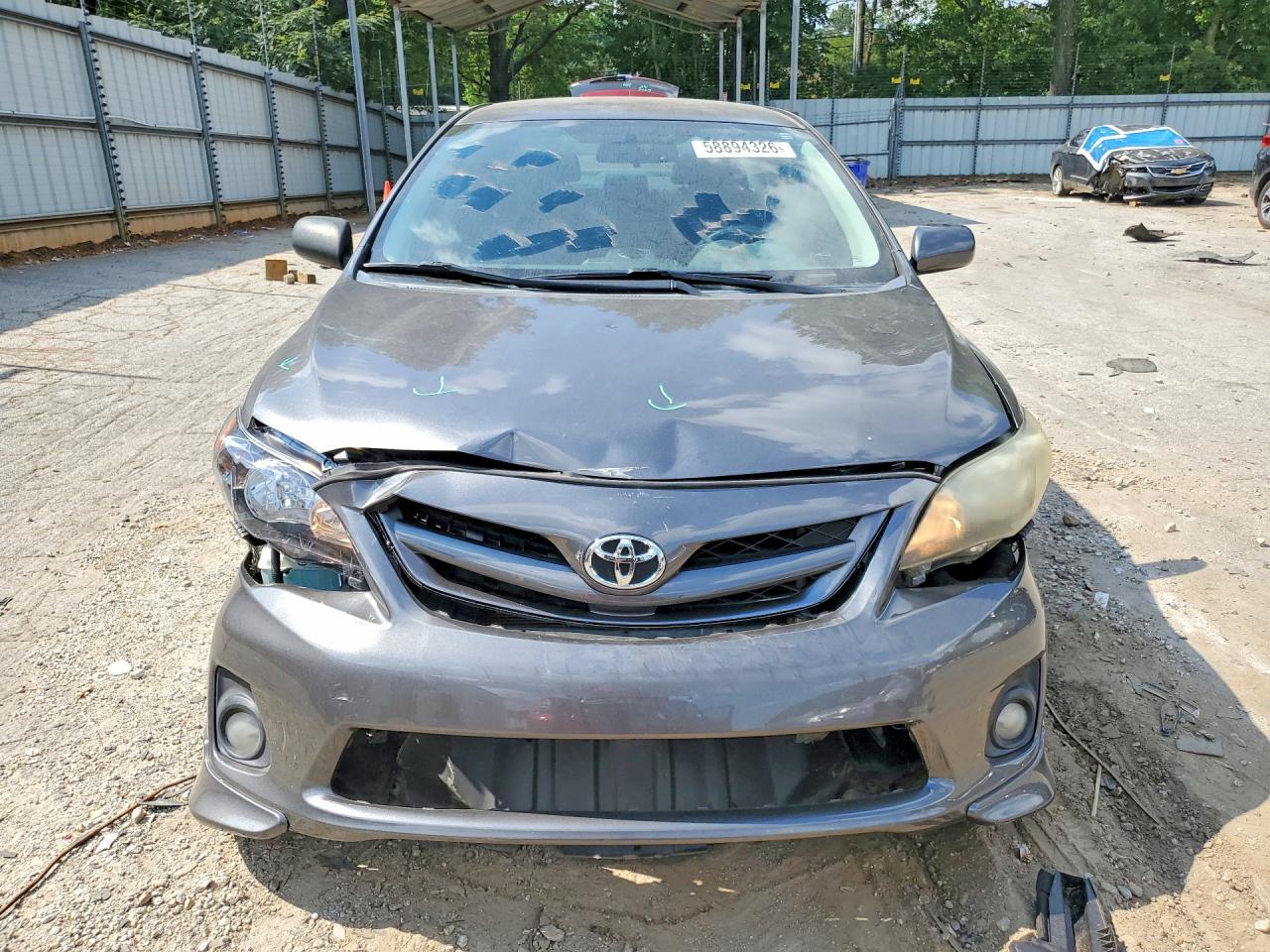 2013 Toyota Corolla S Gray vin: 5YFBU4EE5DP106917