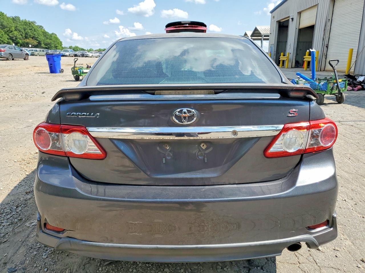 2013 Toyota Corolla S Gray vin: 5YFBU4EE5DP106917