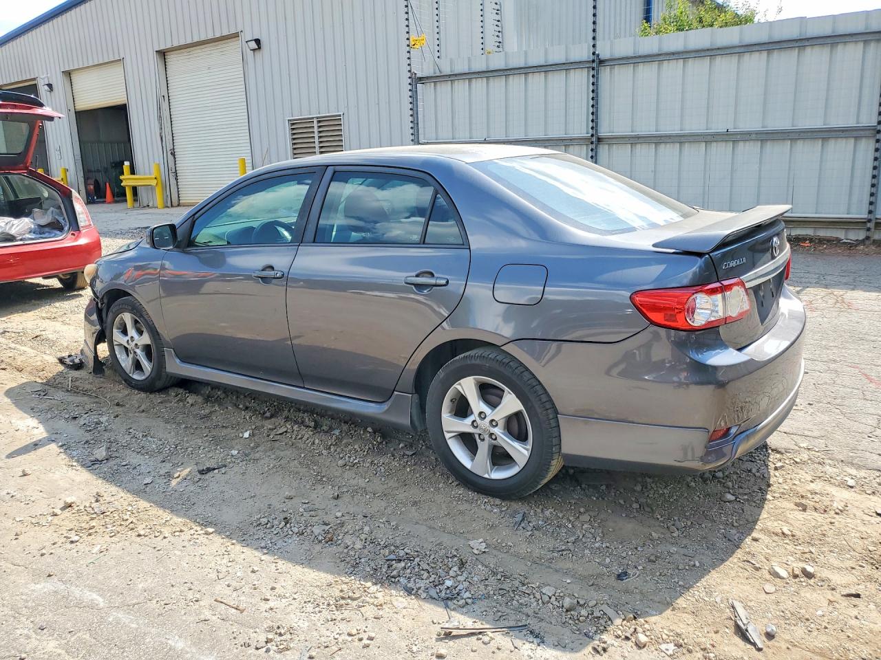 2013 Toyota Corolla S Gray vin: 5YFBU4EE5DP106917