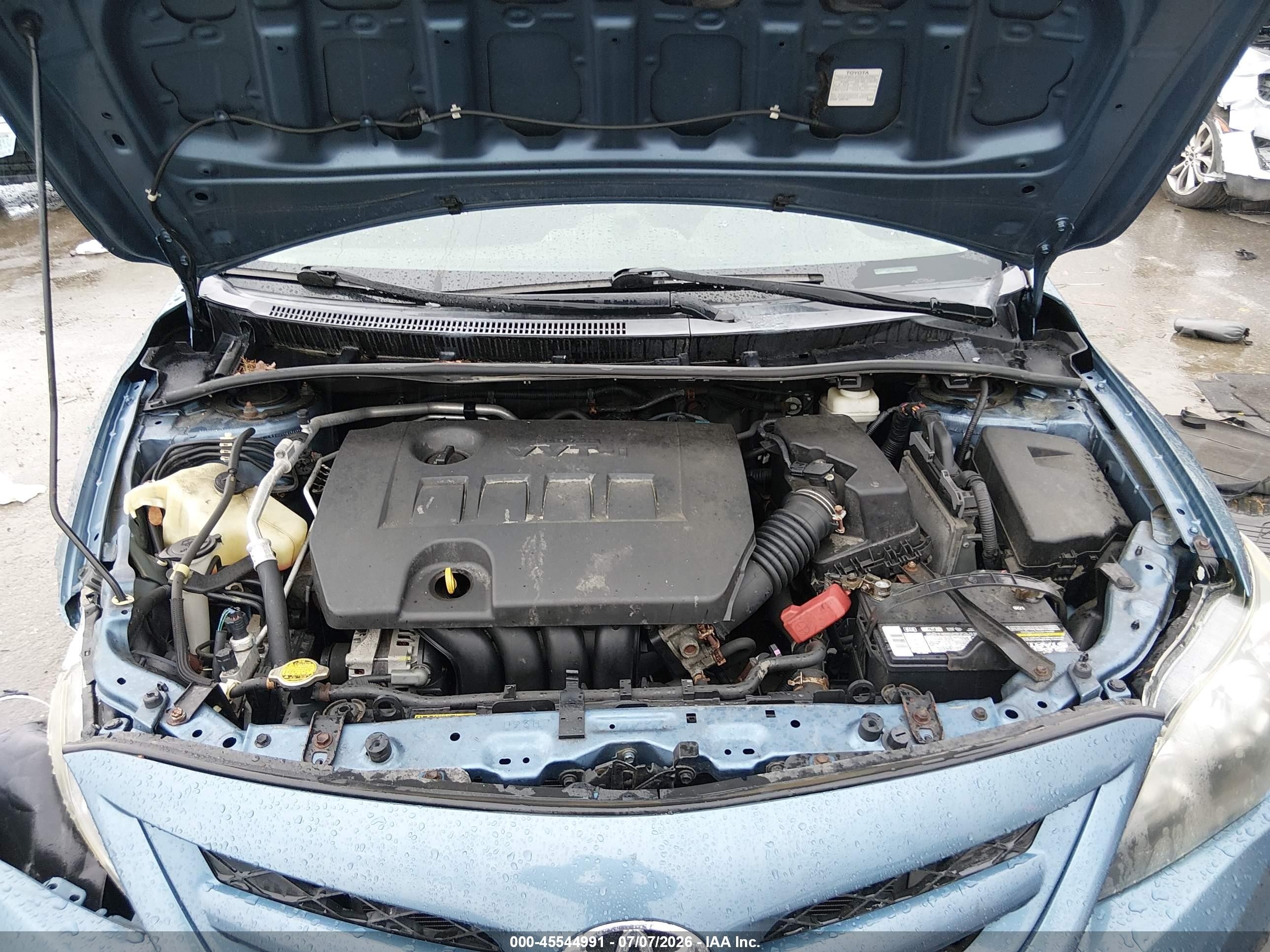 2013 Toyota Corolla S/le Blue vin: 5YFBU4EE5DP110174
