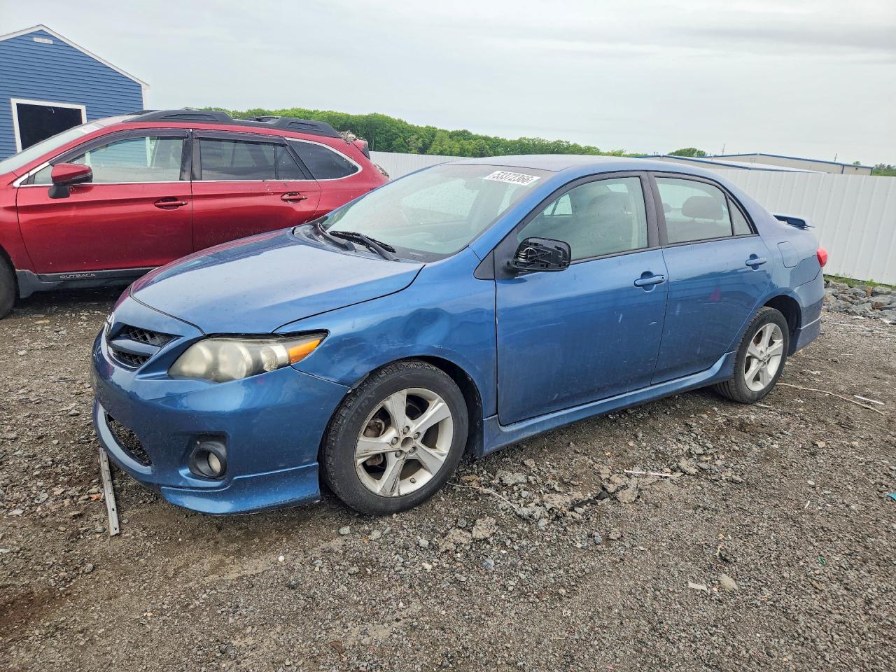2013 Toyota Corolla S Blue vin: 5YFBU4EE5DP114094