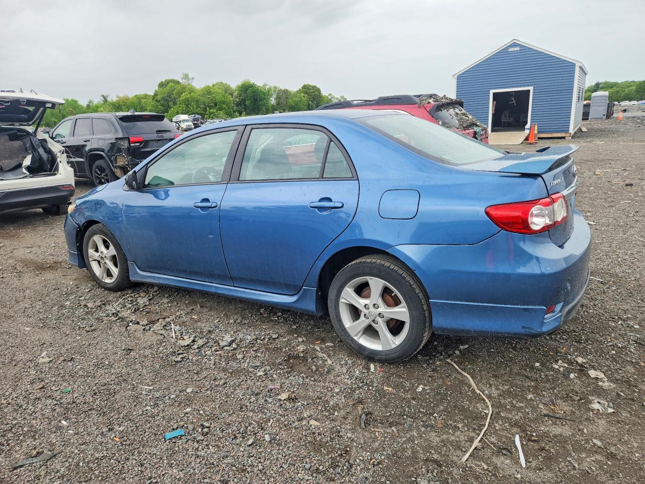 2013 Toyota Corolla S Blue vin: 5YFBU4EE5DP114094