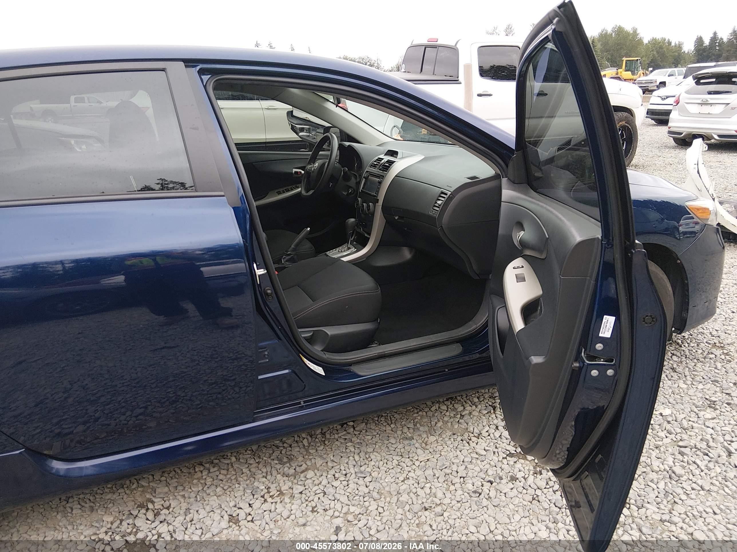 2013 Toyota Corolla S Blue vin: 5YFBU4EE5DP117948