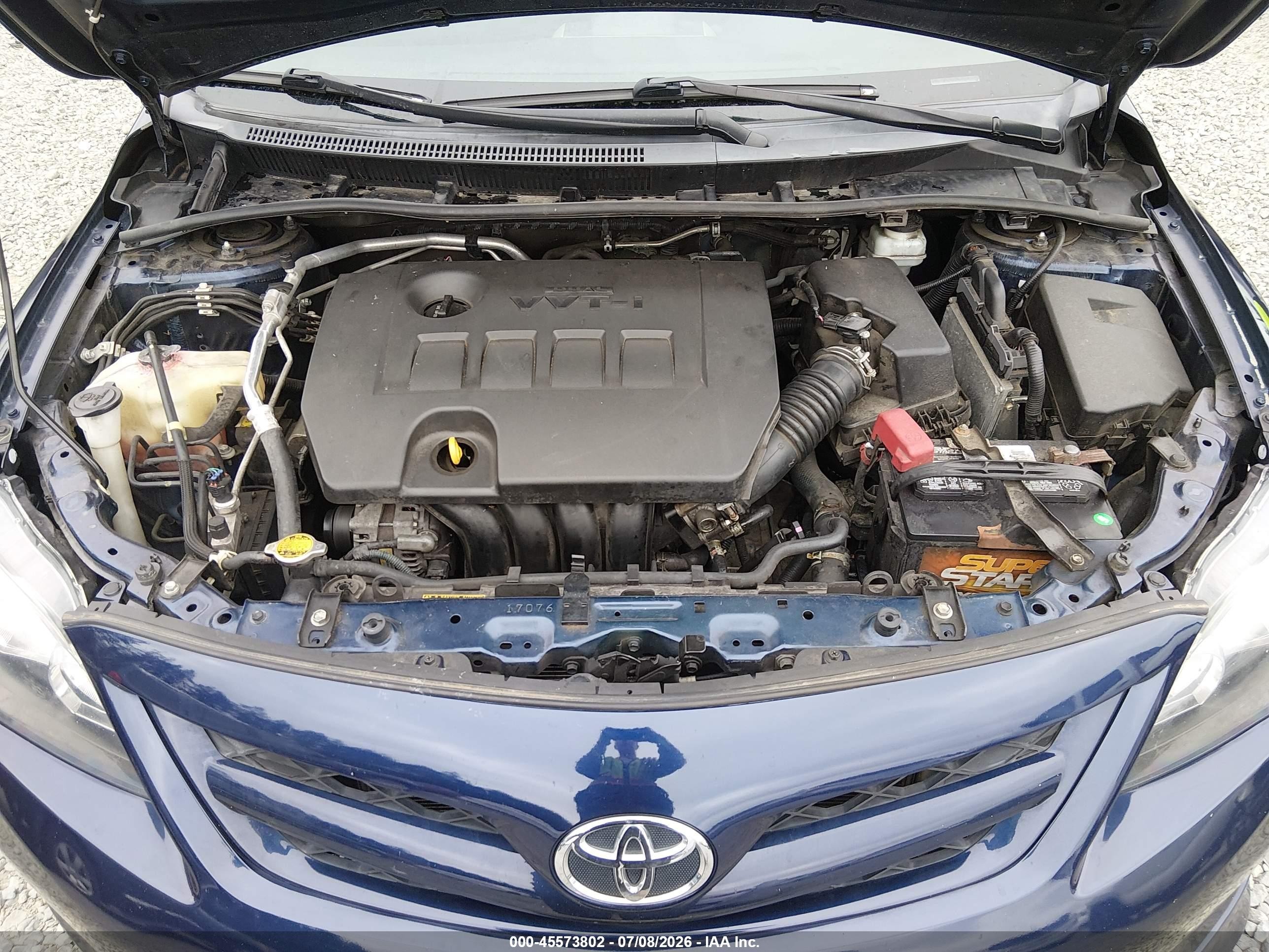 2013 Toyota Corolla S Blue vin: 5YFBU4EE5DP117948