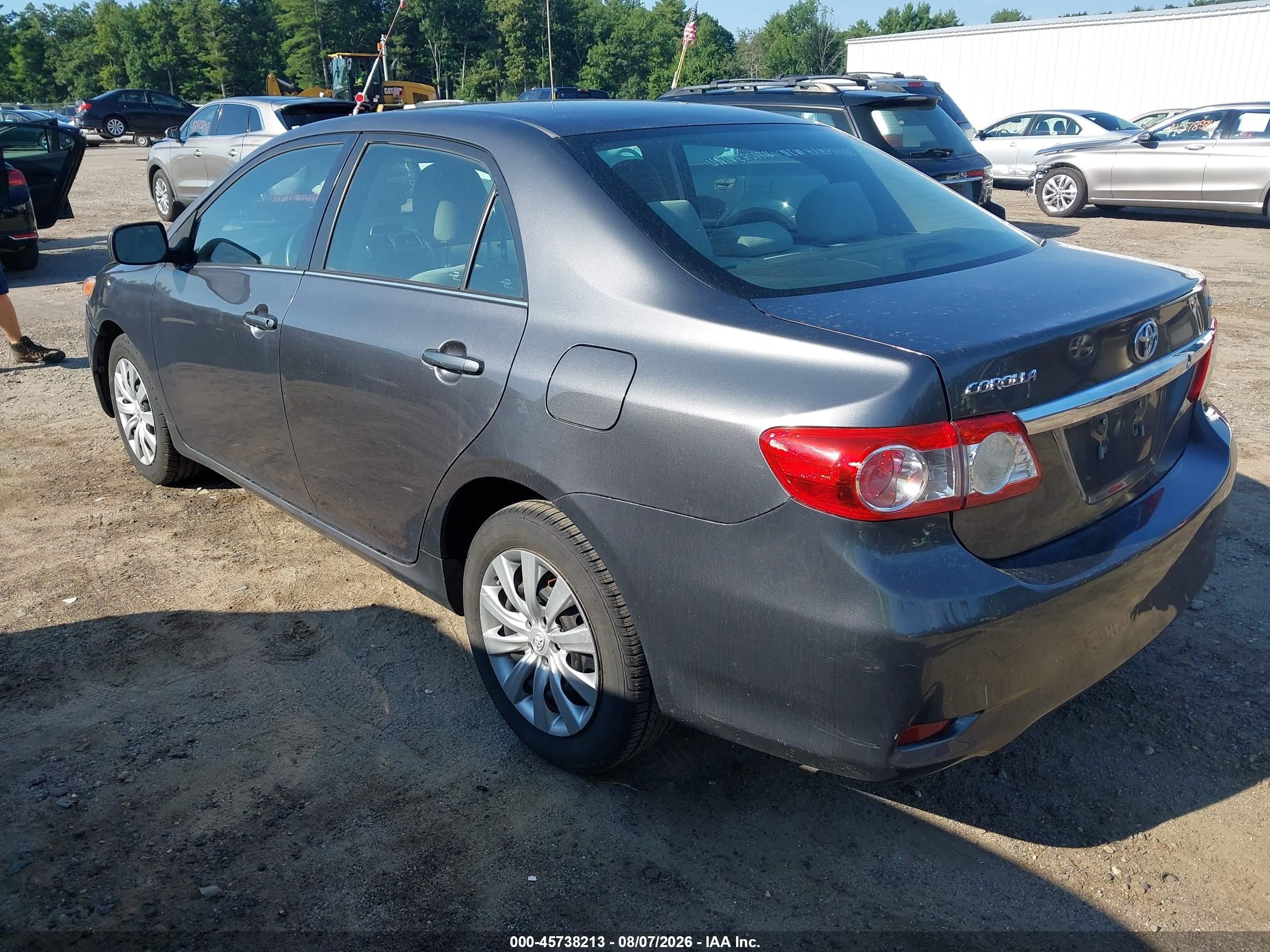 2013 Toyota Corolla Le Black vin: 5YFBU4EE5DP127802