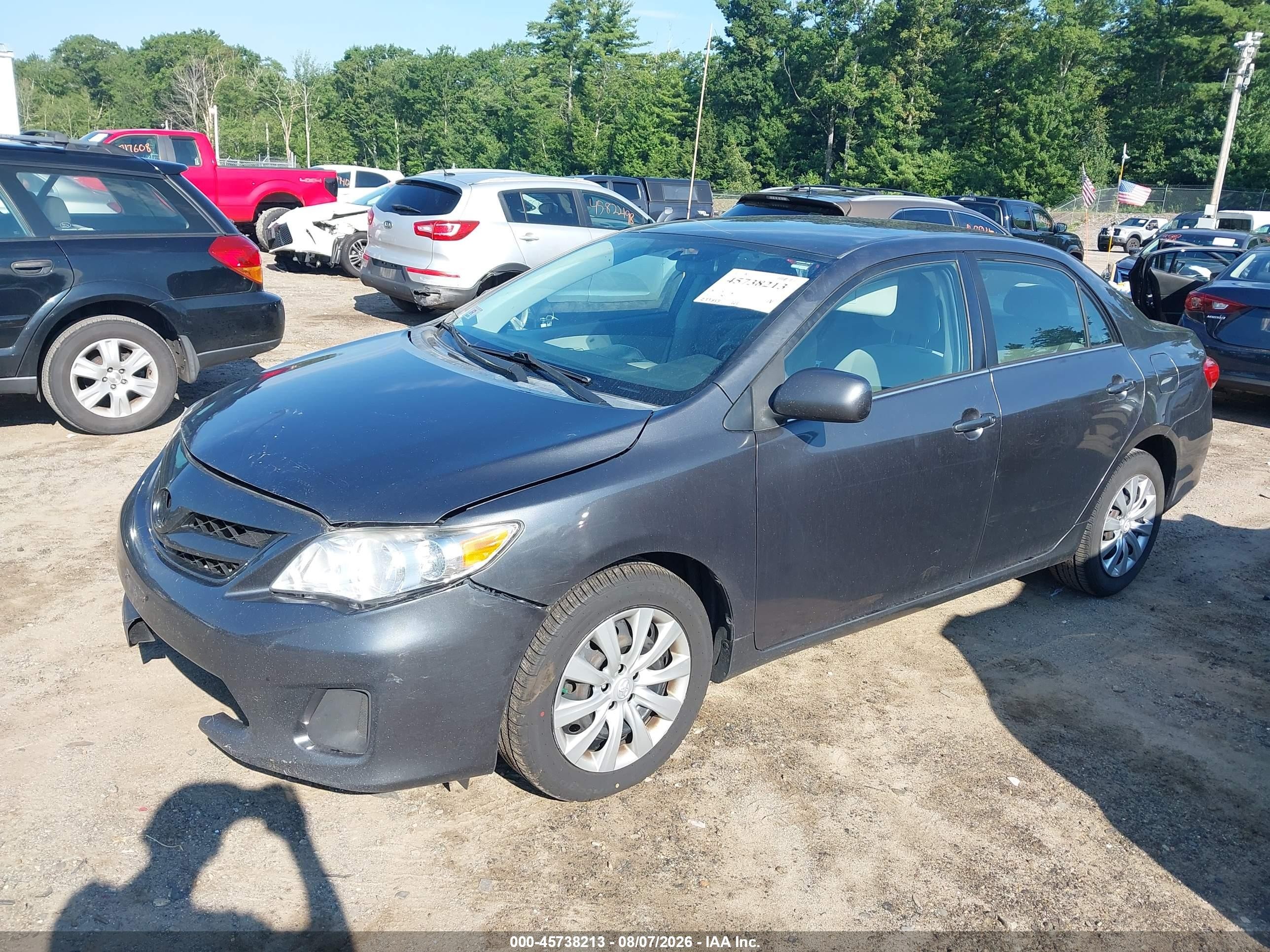 2013 Toyota Corolla Le Black vin: 5YFBU4EE5DP127802