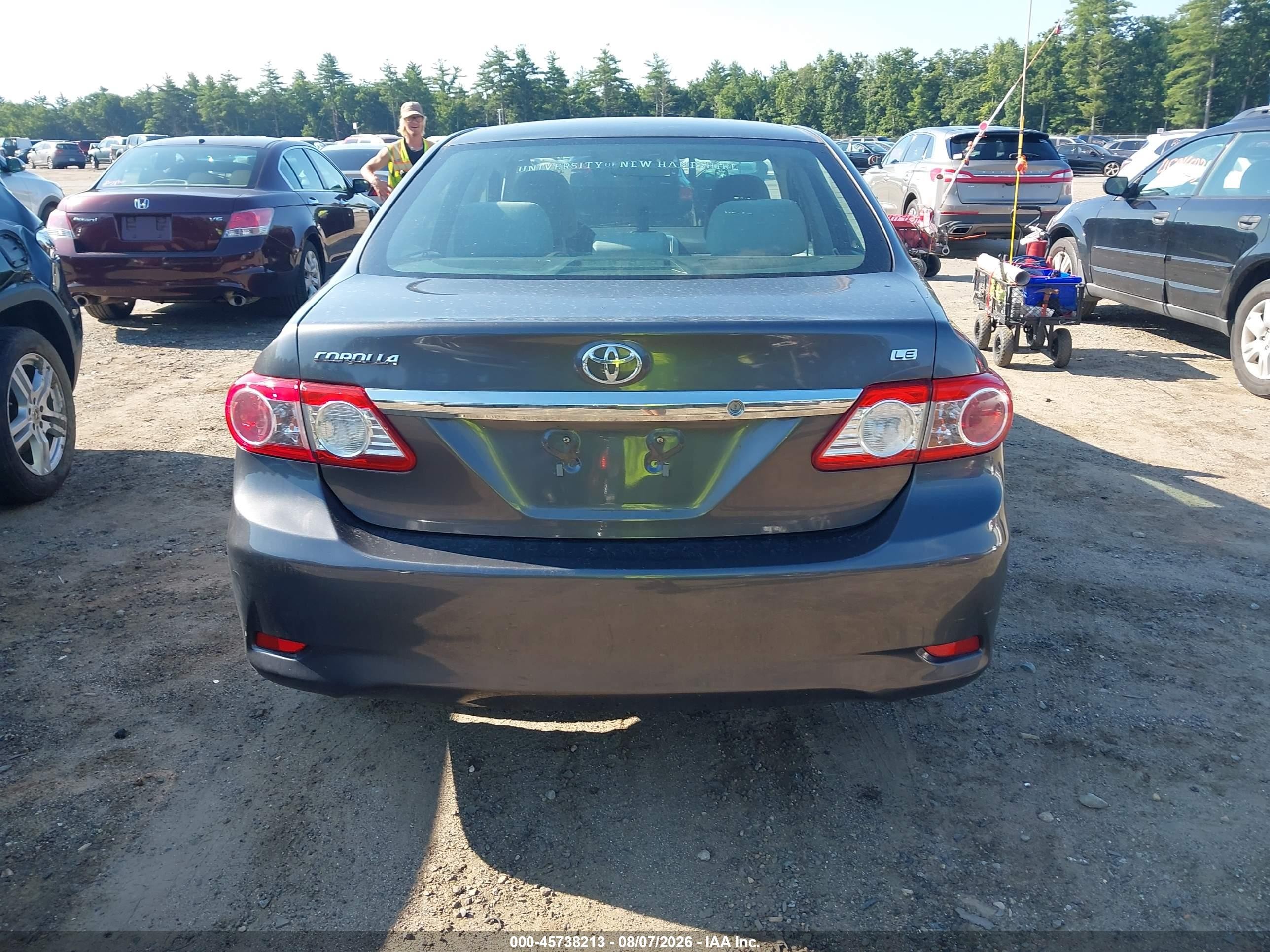 2013 Toyota Corolla Le Black vin: 5YFBU4EE5DP127802