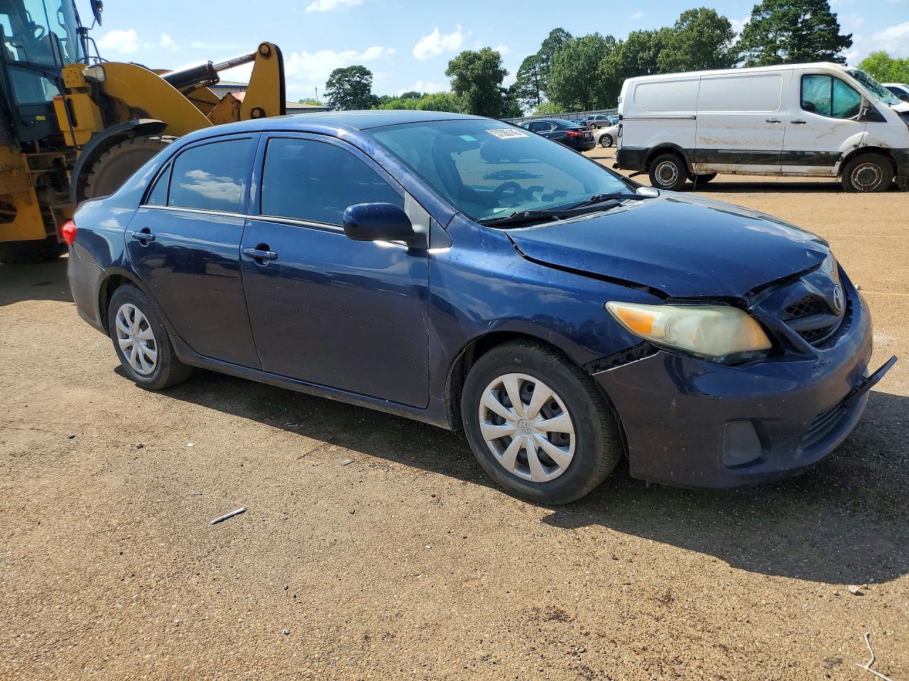 2013 Toyota Corolla L Blue vin: 5YFBU4EE5DP137066