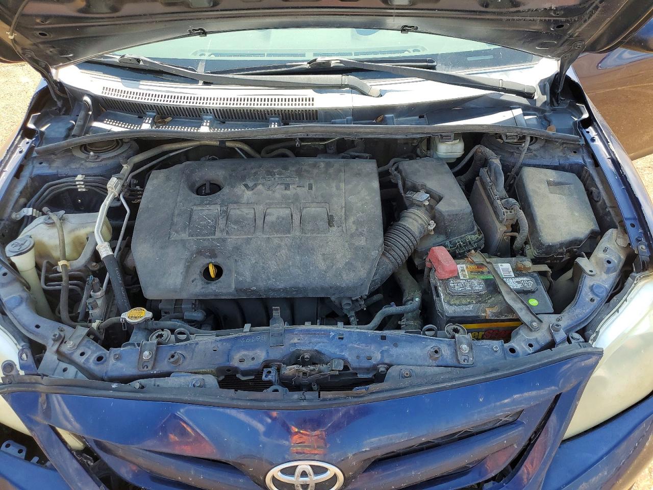 2013 Toyota Corolla L Blue vin: 5YFBU4EE5DP137066