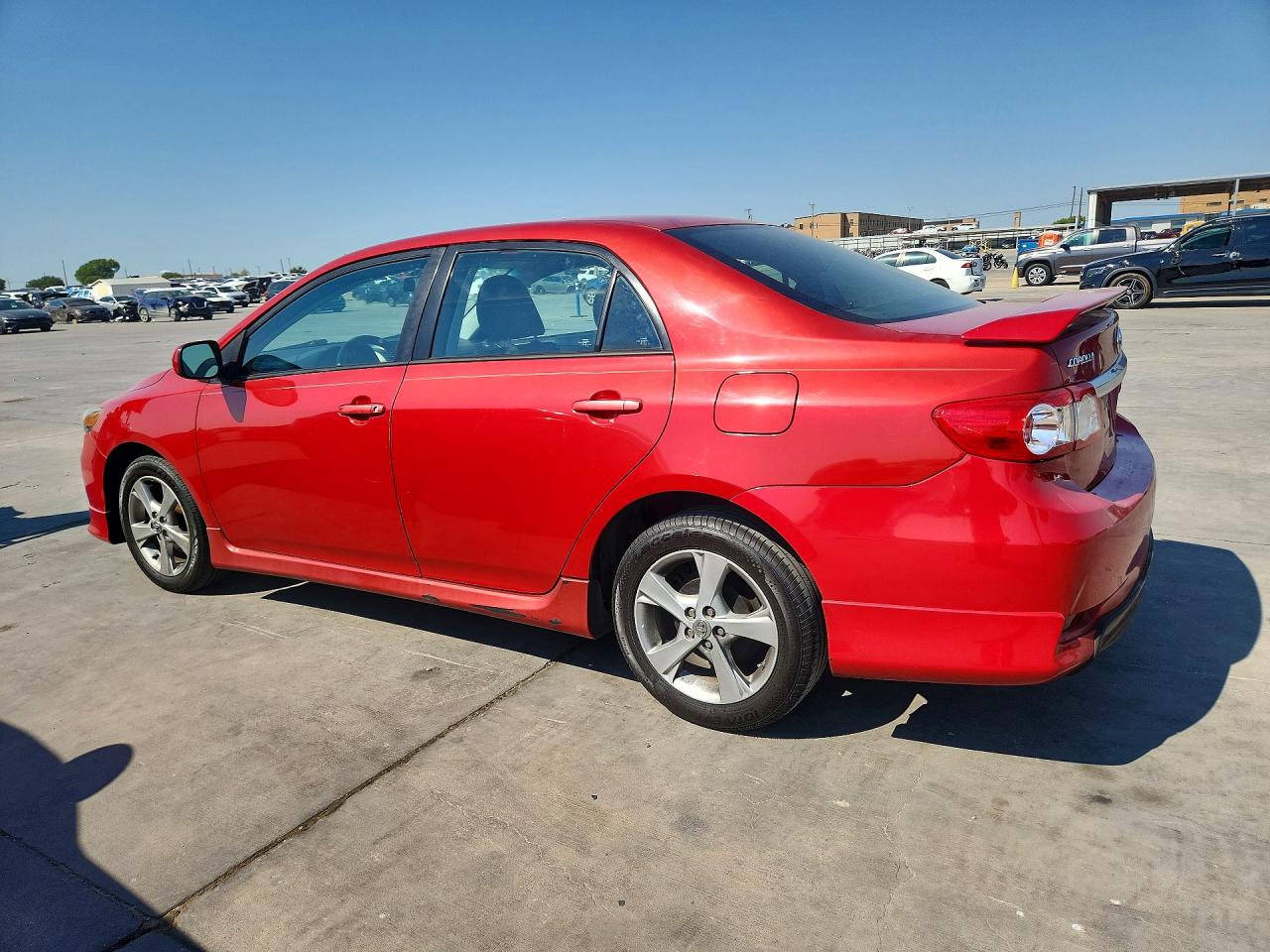 2013 Toyota Corolla S Red vin: 5YFBU4EE5DP146494