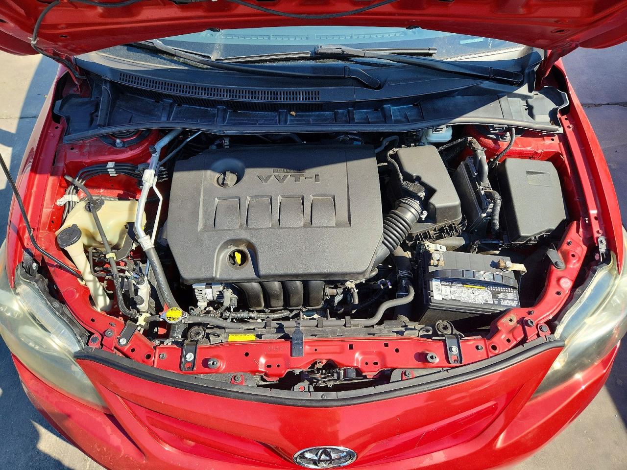 2013 Toyota Corolla S Red vin: 5YFBU4EE5DP146494