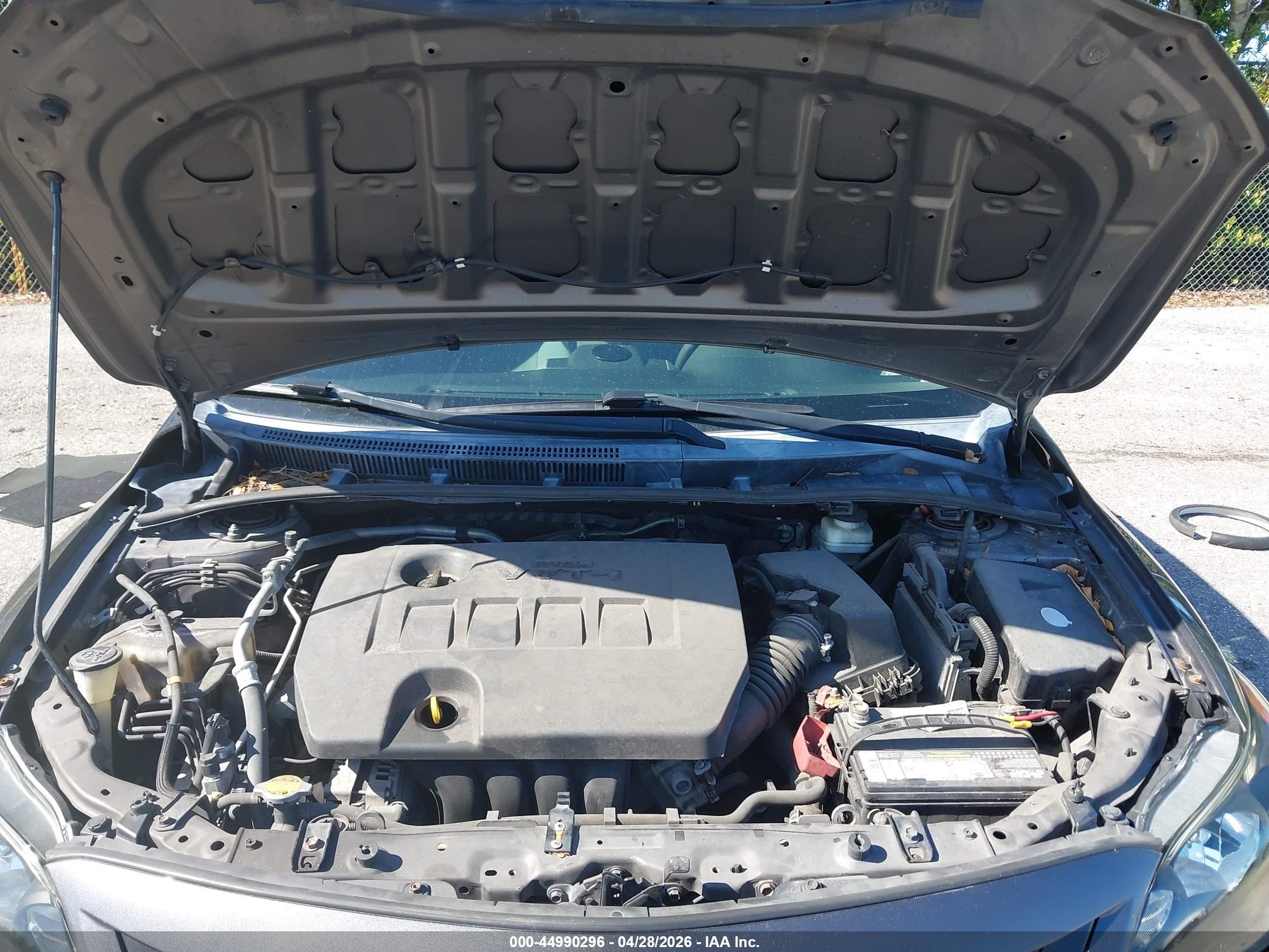 2013 Toyota Corolla L Gray vin: 5YFBU4EE5DP155017