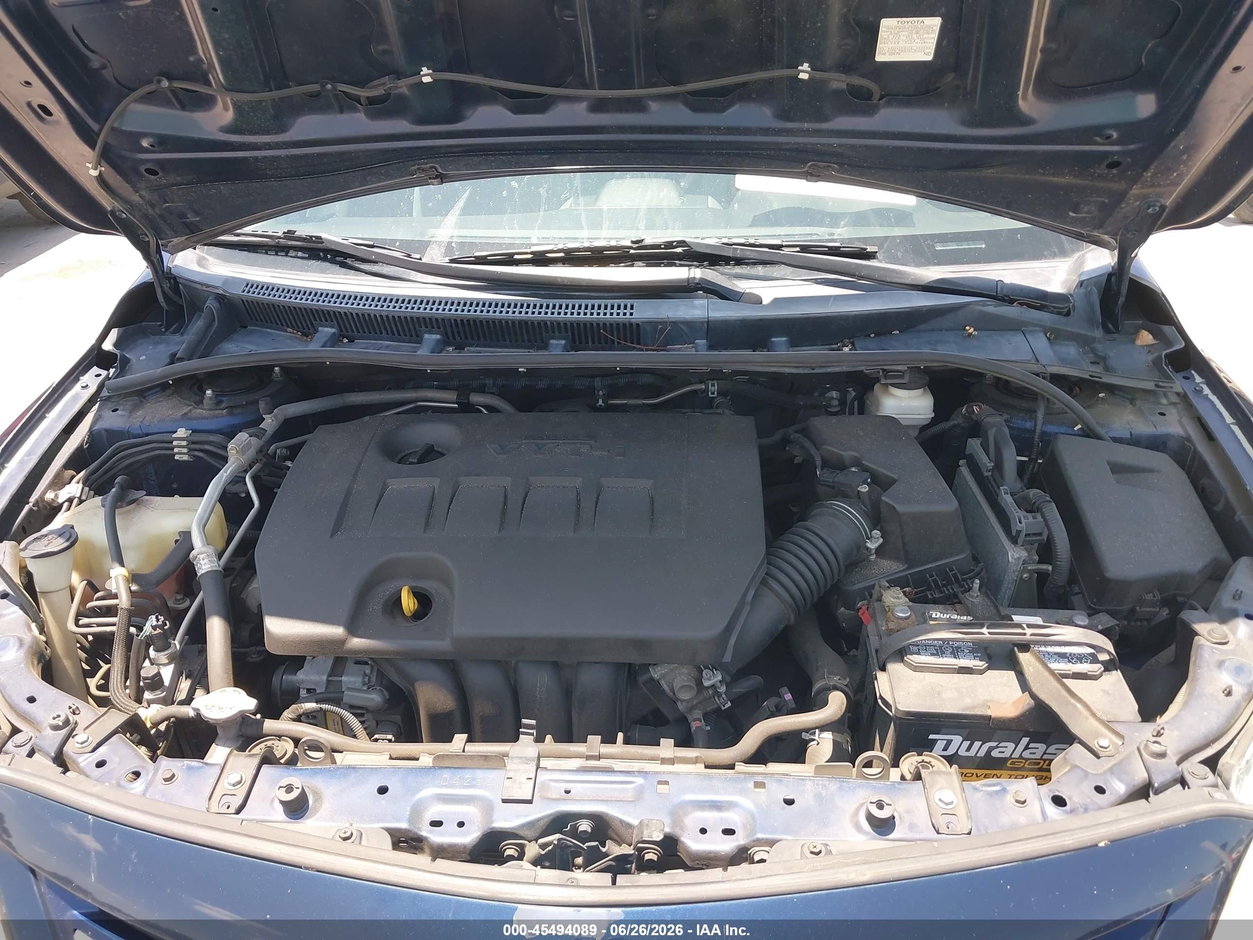 2013 Toyota Corolla Le Dark Blue vin: 5YFBU4EE5DP155129