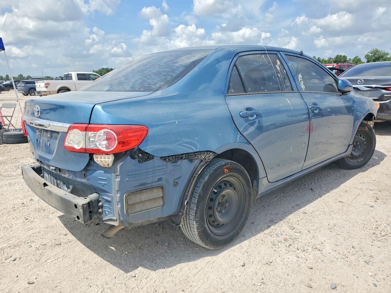 2013 Toyota Corolla L Blue vin: 5YFBU4EE5DP162758
