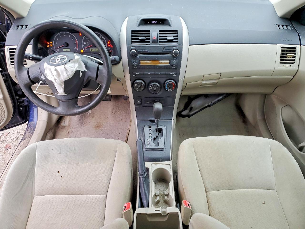 2013 Toyota Corolla L Blue vin: 5YFBU4EE5DP172609