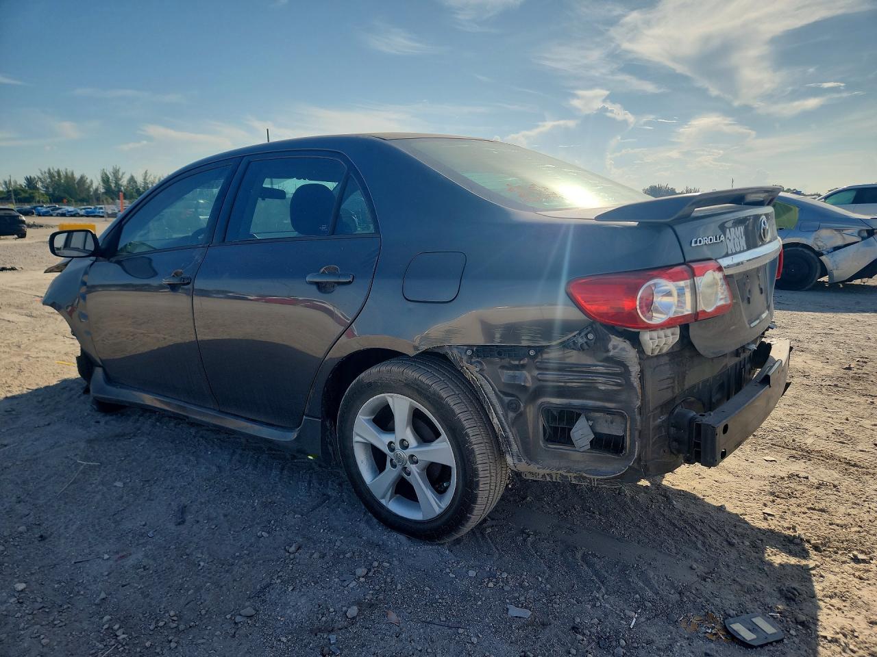 2013 Toyota Corolla S Gray vin: 5YFBU4EE5DP172805