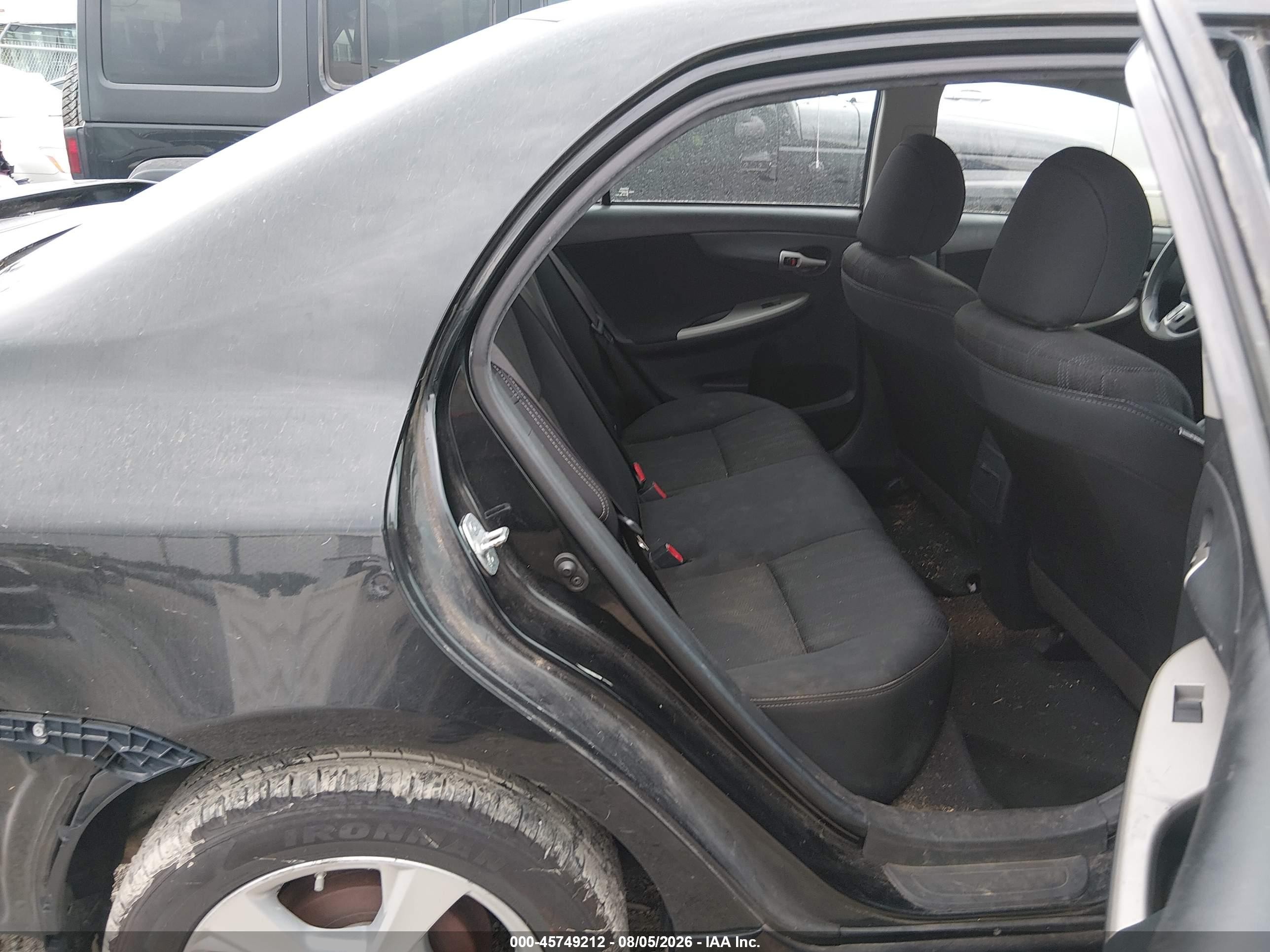 2013 Toyota Corolla S Black vin: 5YFBU4EE5DP176904