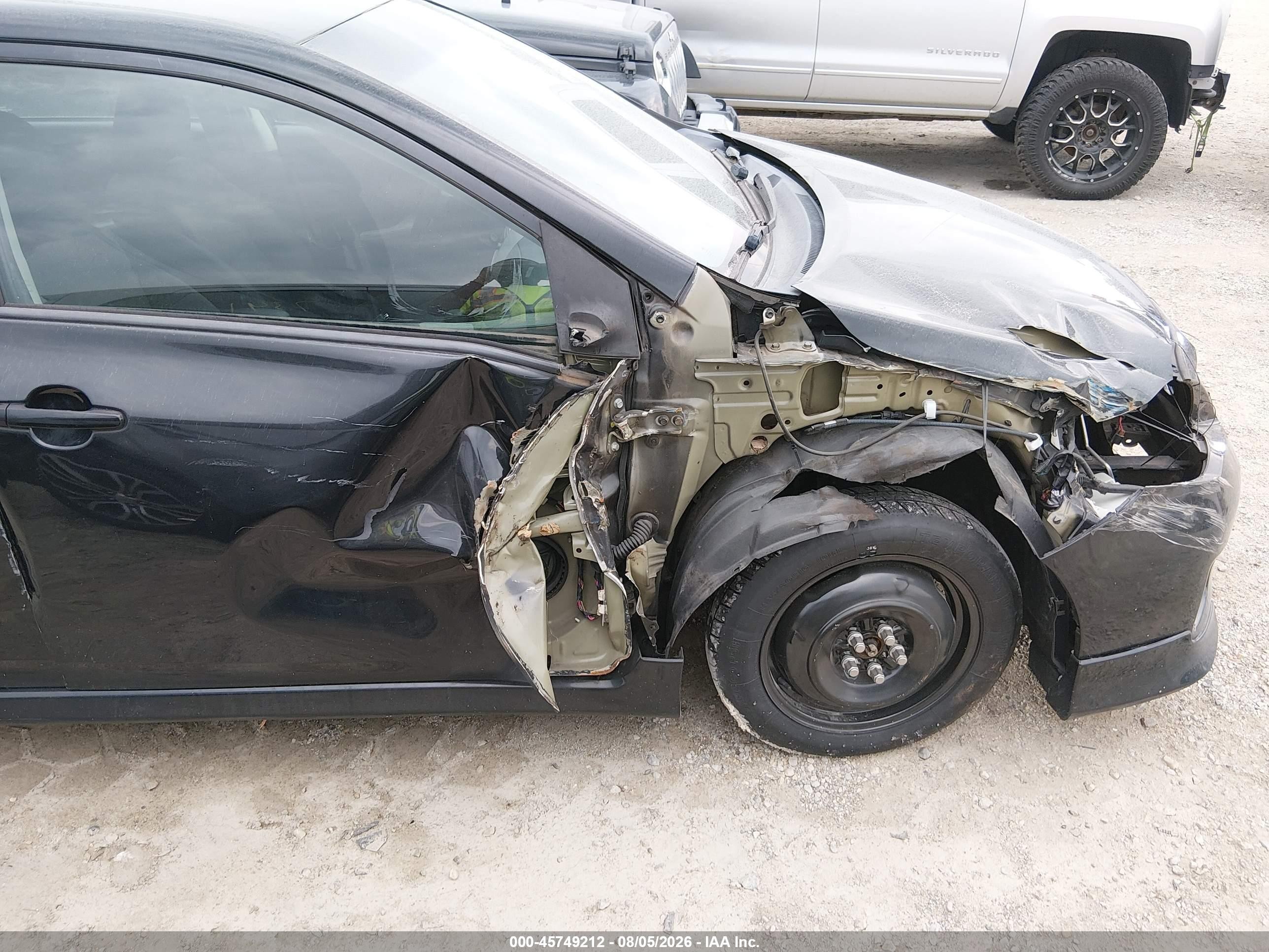 2013 Toyota Corolla S Black vin: 5YFBU4EE5DP176904