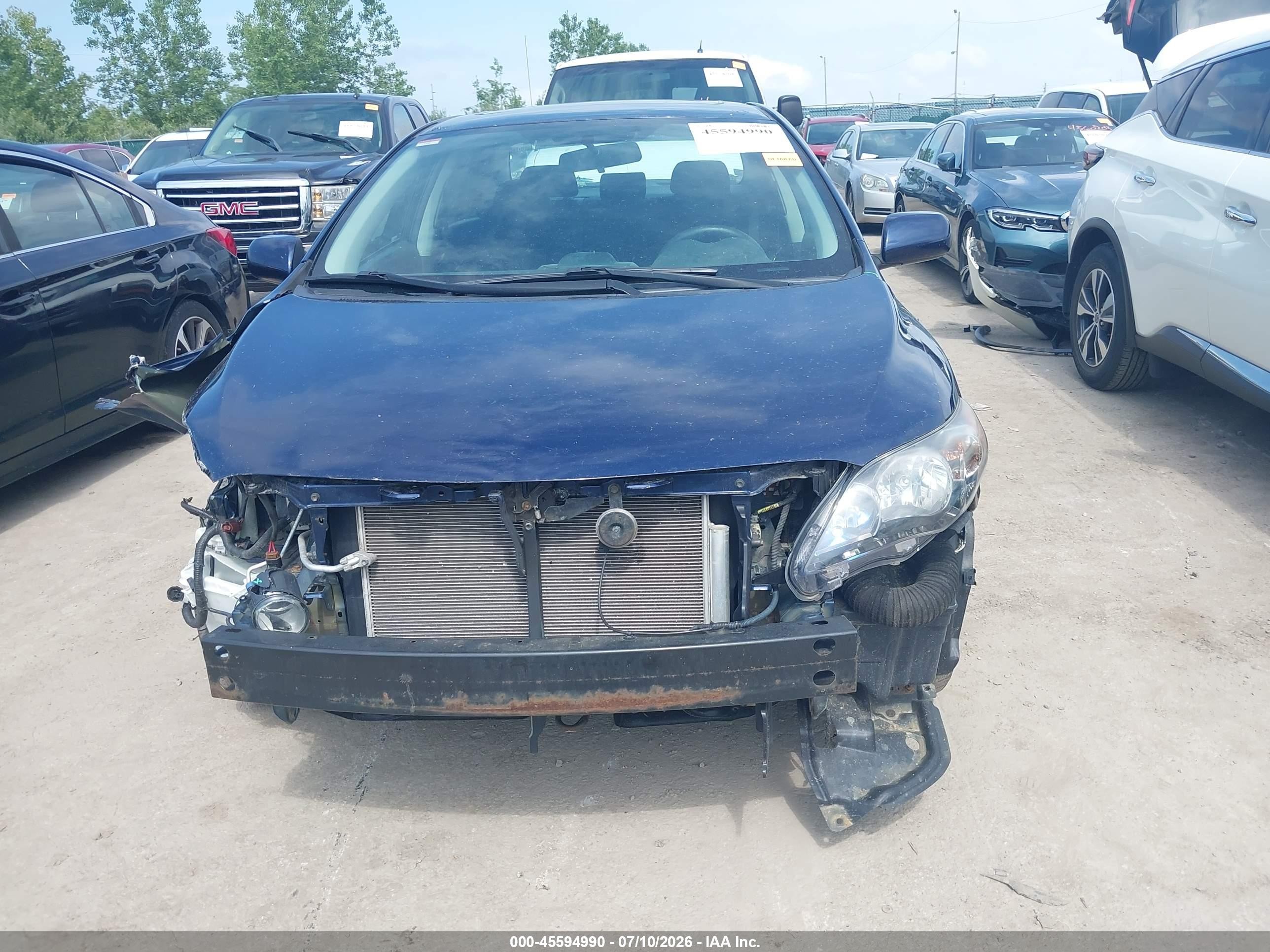 2013 Toyota Corolla S Синий vin: 5YFBU4EE5DP178183