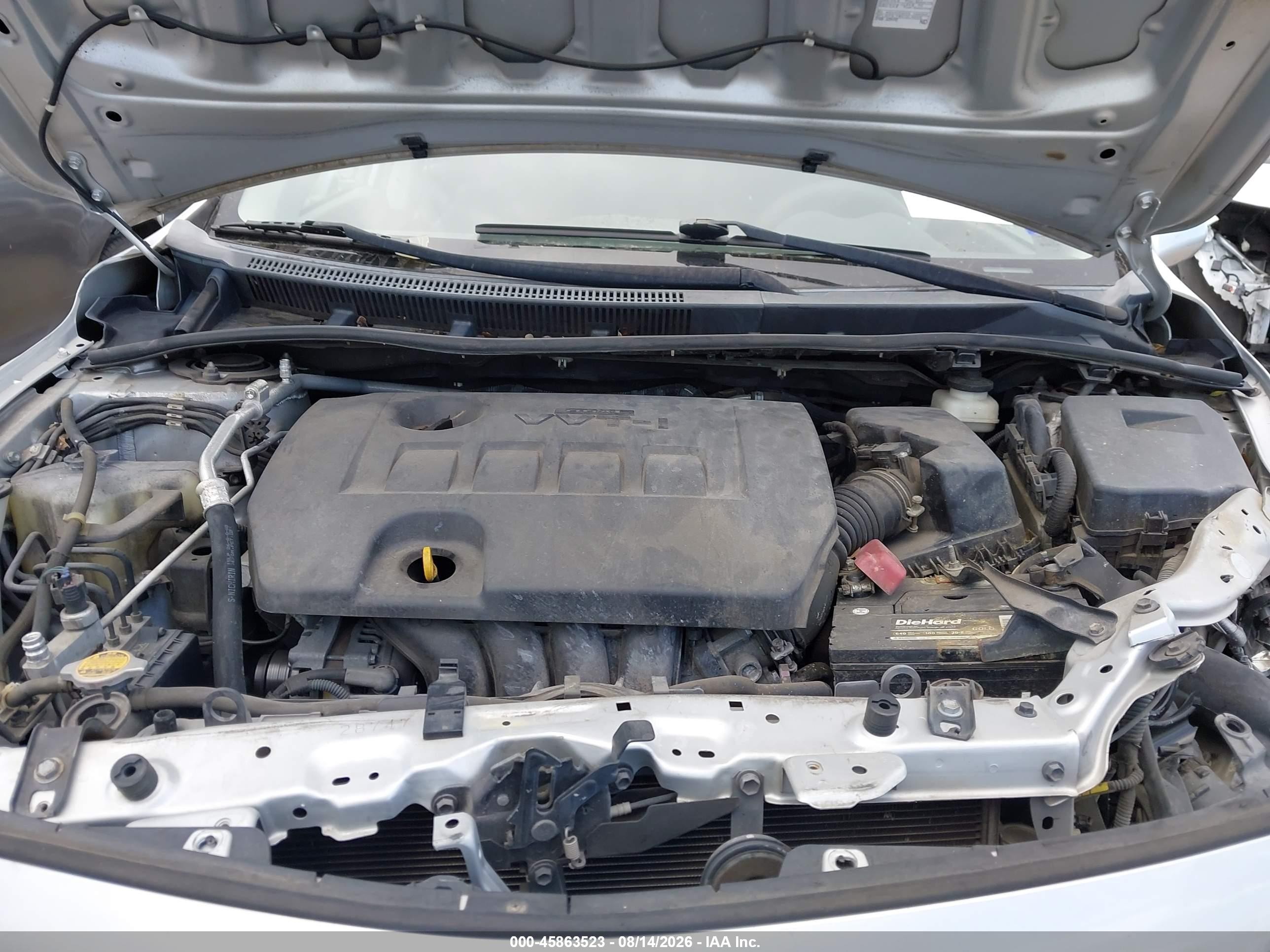 2013 Toyota Corolla S Silver vin: 5YFBU4EE5DP179558