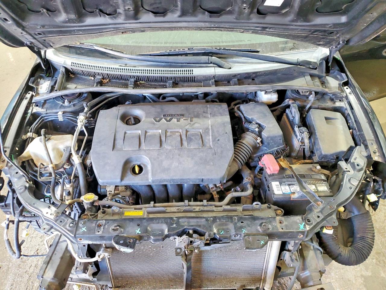 2013 Toyota Corolla S Black vin: 5YFBU4EE5DP187403