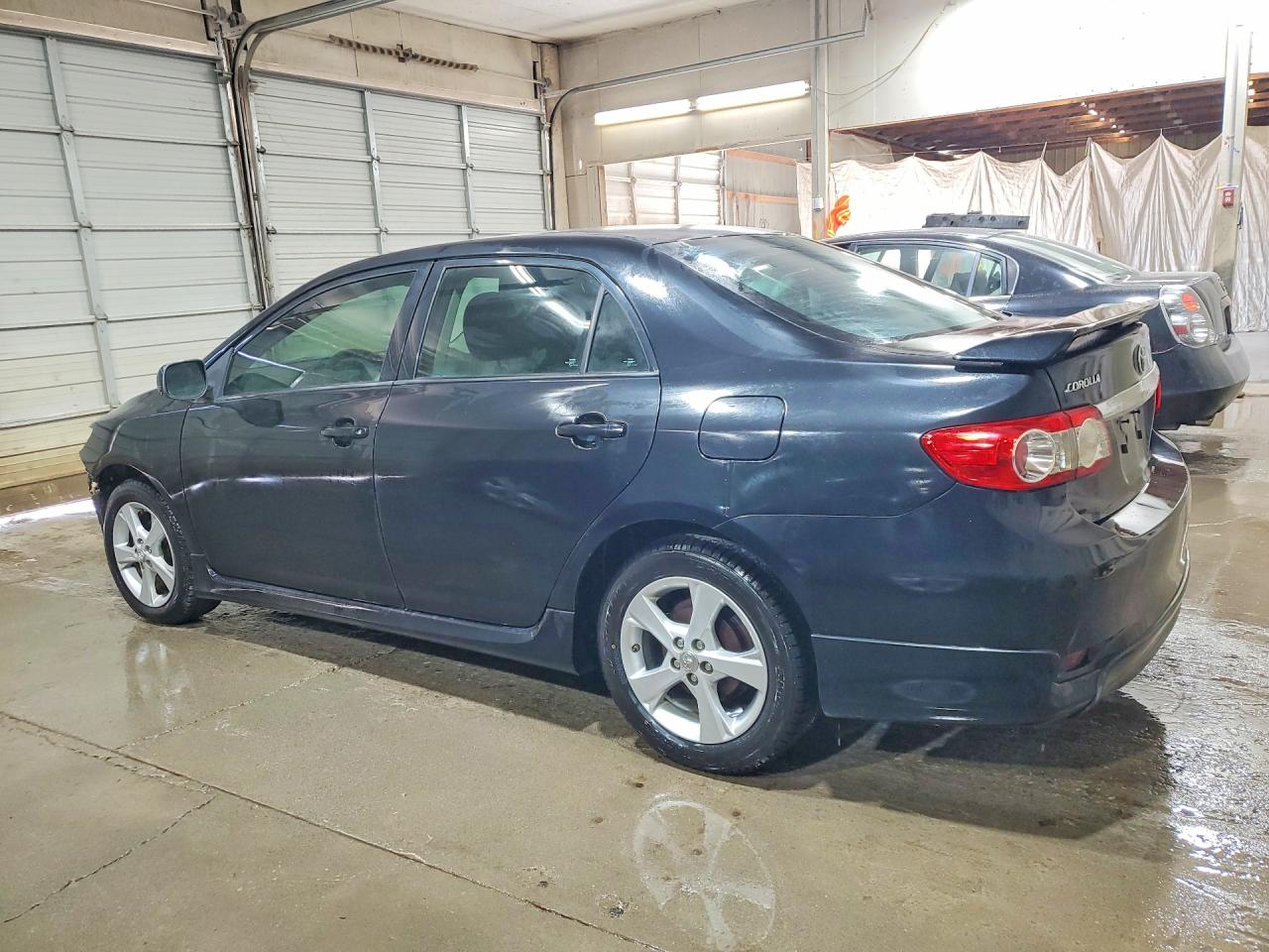 2013 Toyota Corolla S Black vin: 5YFBU4EE5DP187403