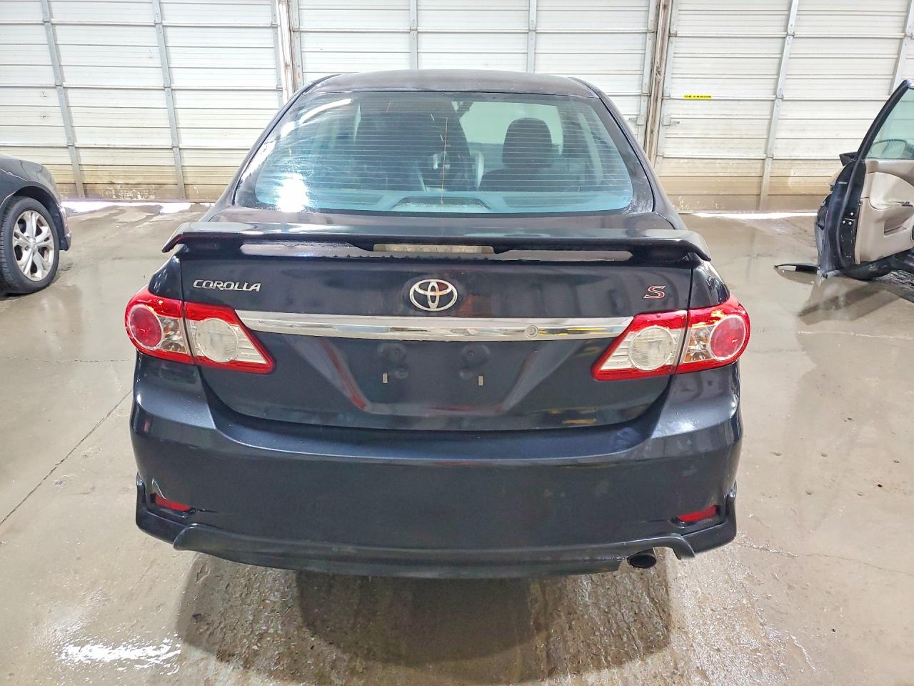 2013 Toyota Corolla S Black vin: 5YFBU4EE5DP187403