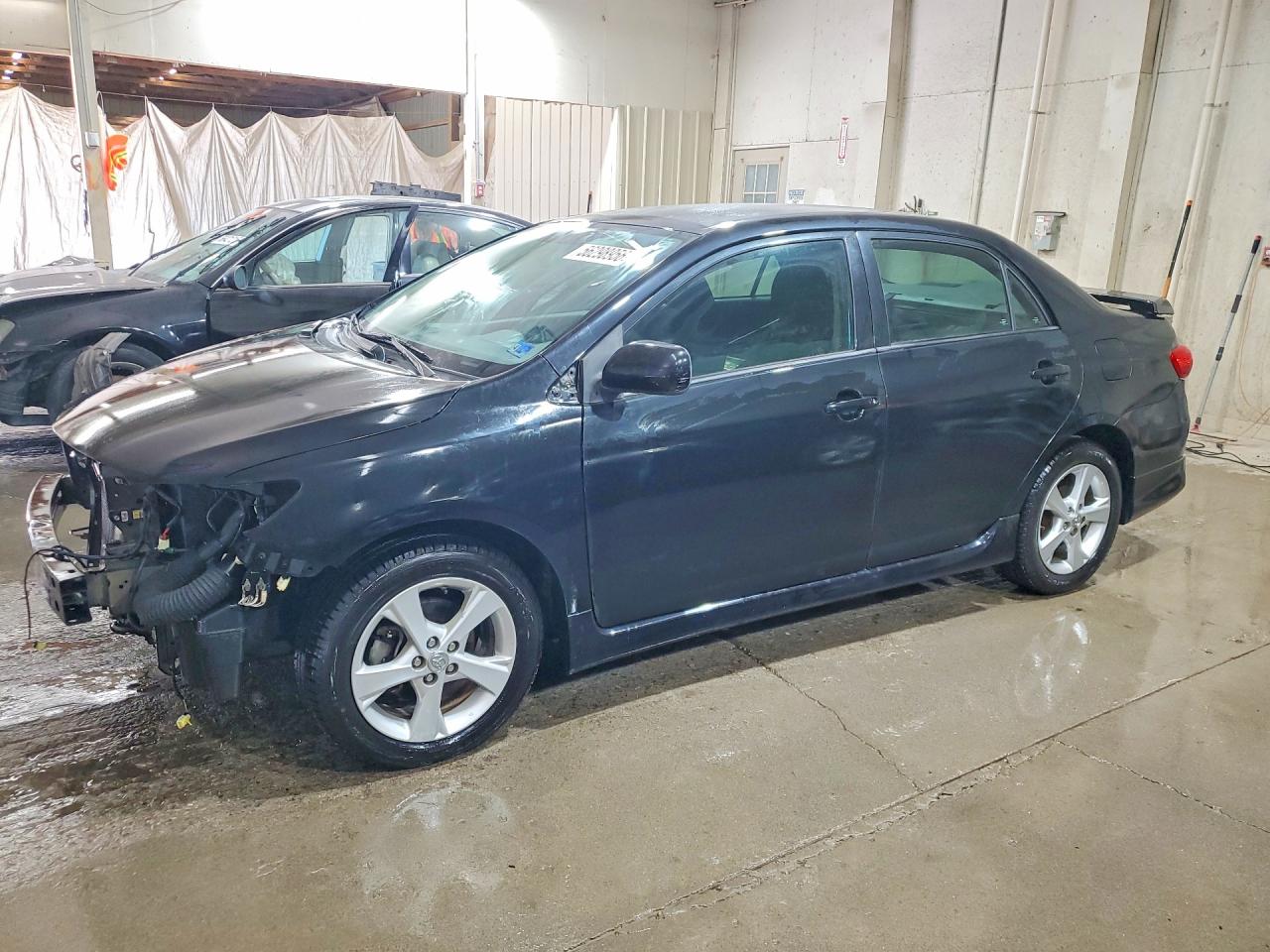 2013 Toyota Corolla S Black vin: 5YFBU4EE5DP187403