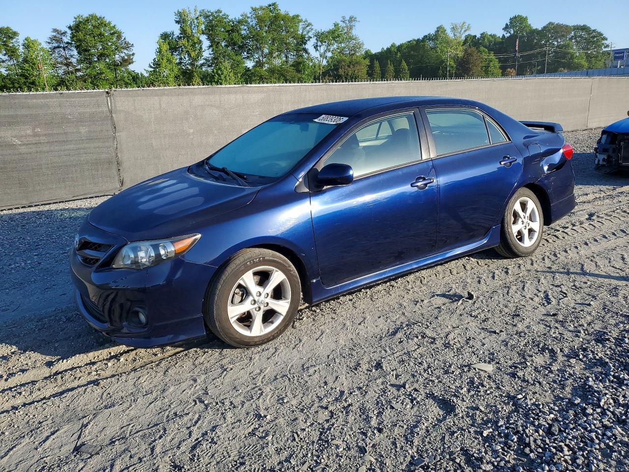 2013 Toyota Corolla S Blue vin: 5YFBU4EE5DP187658