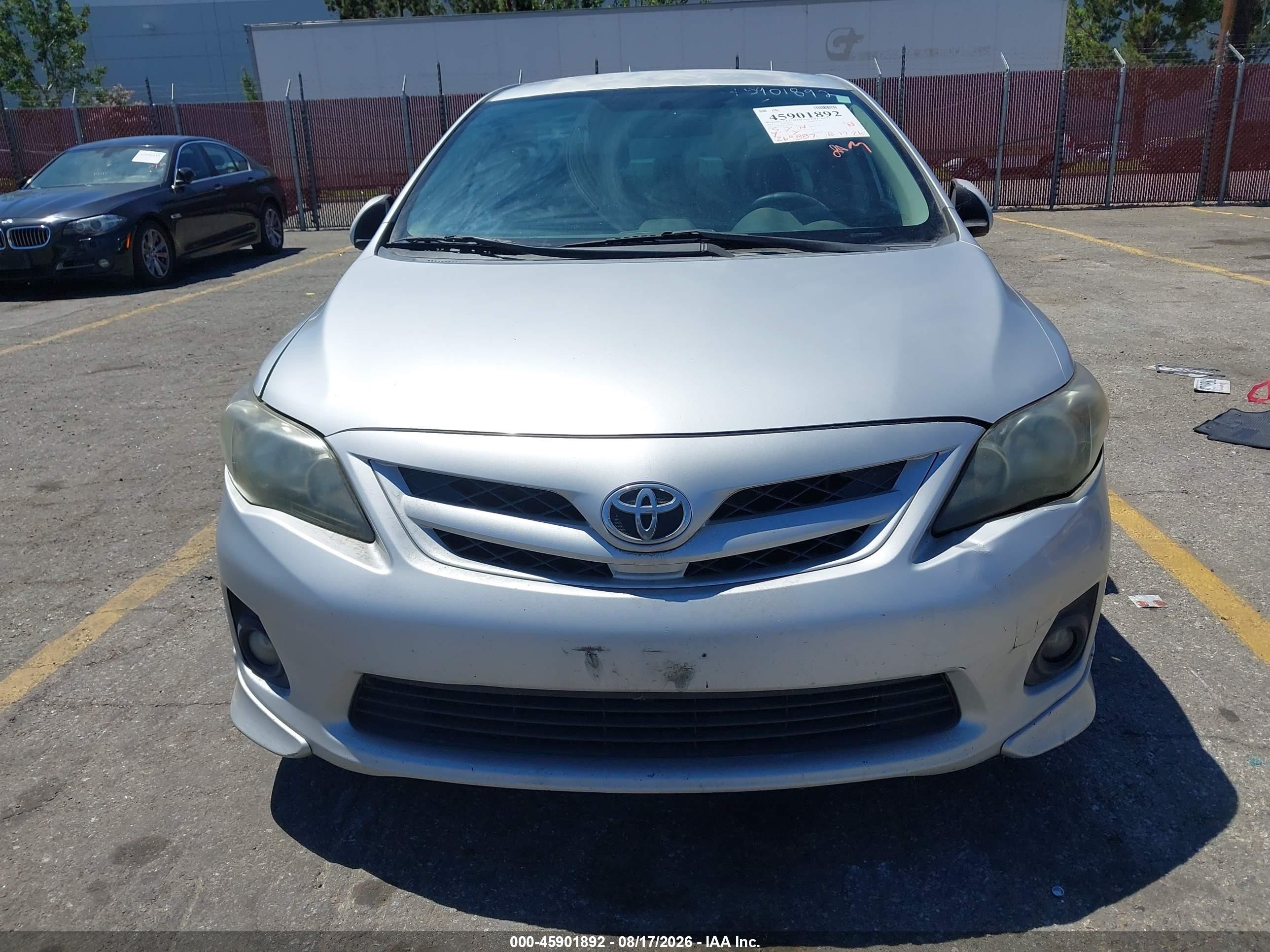 2013 Toyota Corolla S Silver vin: 5YFBU4EE5DP188003