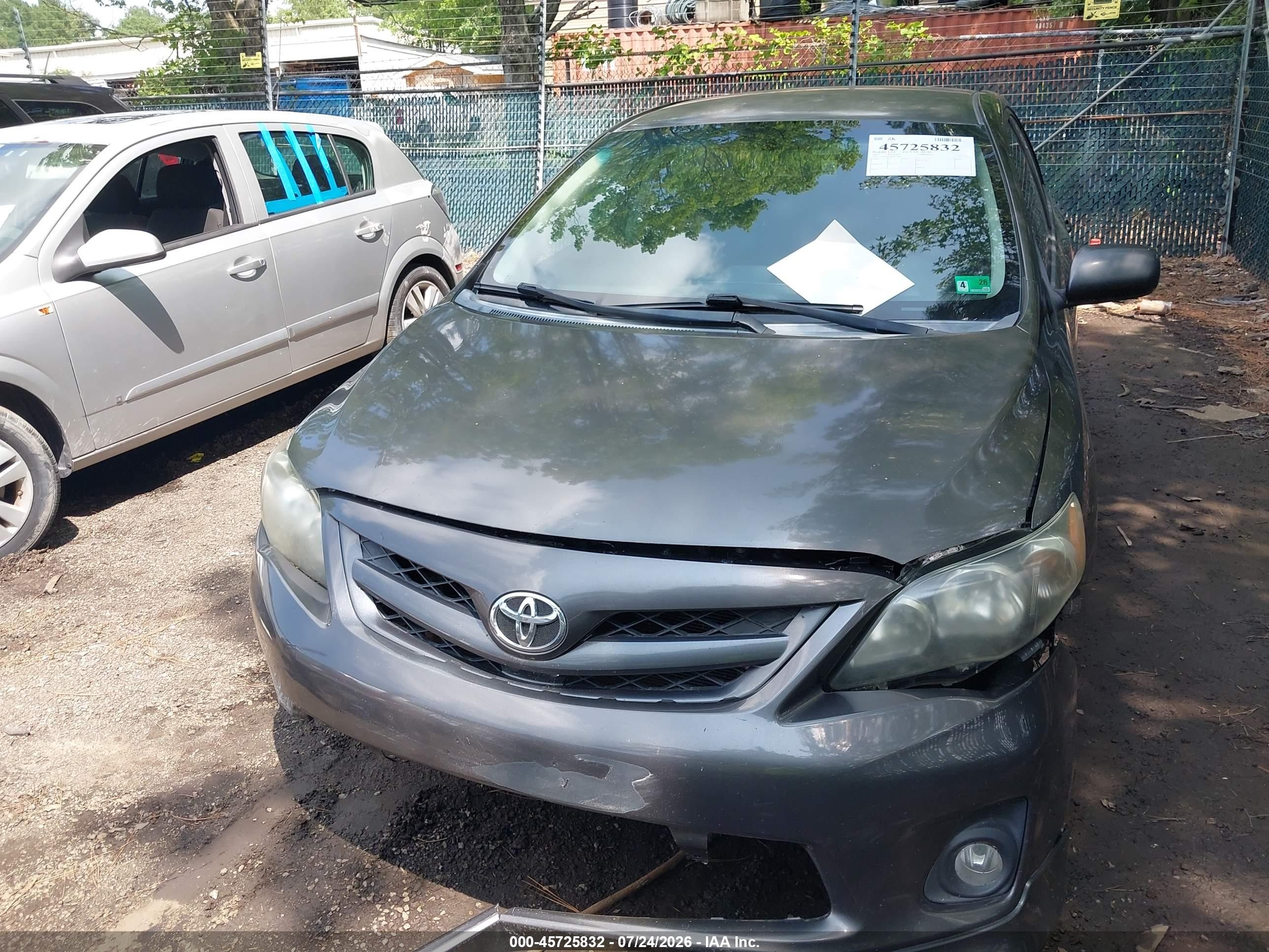 2013 Toyota Corolla S Gray vin: 5YFBU4EE5DP197588