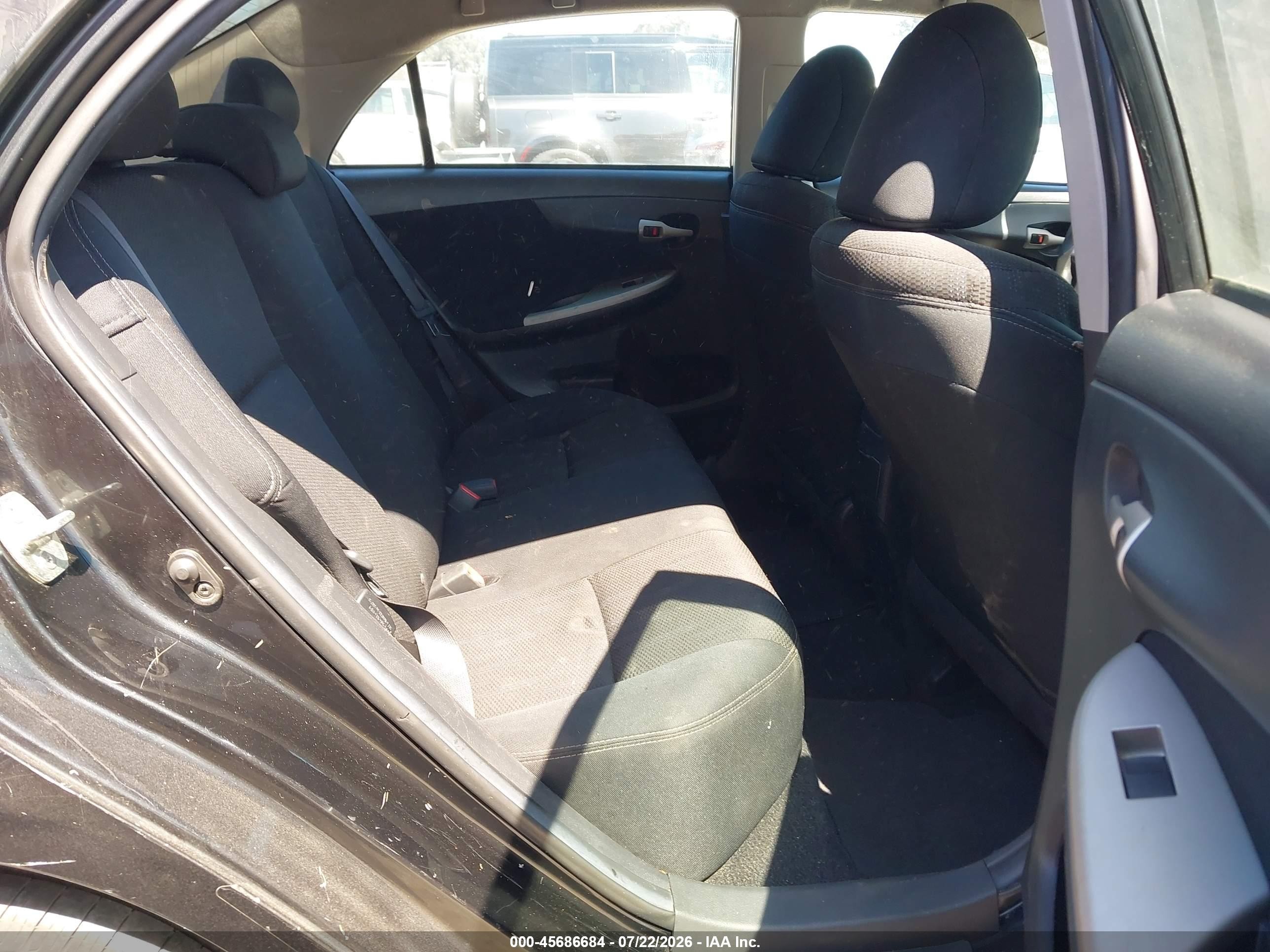 2013 Toyota Corolla S Black vin: 5YFBU4EE5DP199454