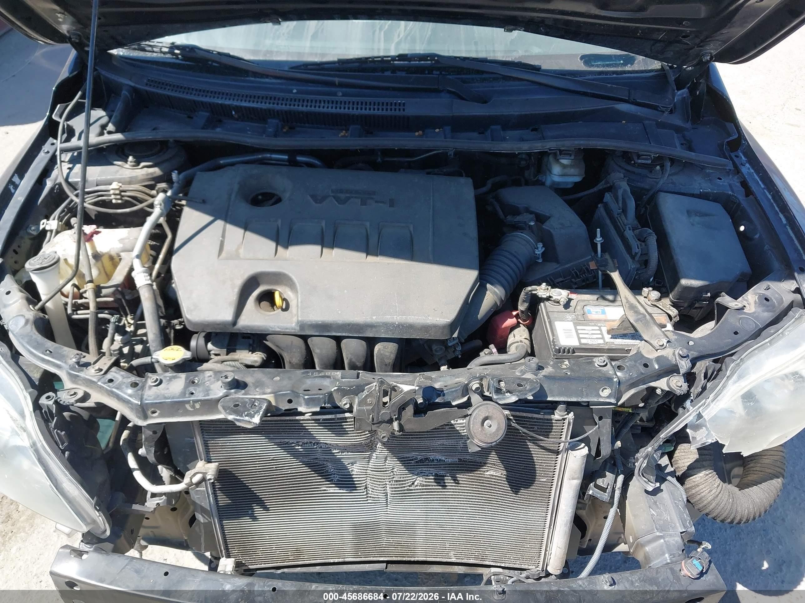 2013 Toyota Corolla S Black vin: 5YFBU4EE5DP199454