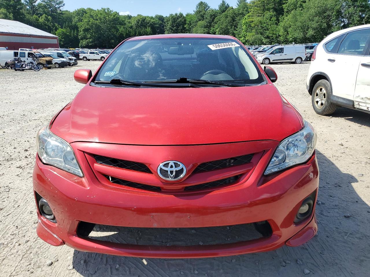 2013 Toyota Corolla S Red vin: 5YFBU4EE5DP202112