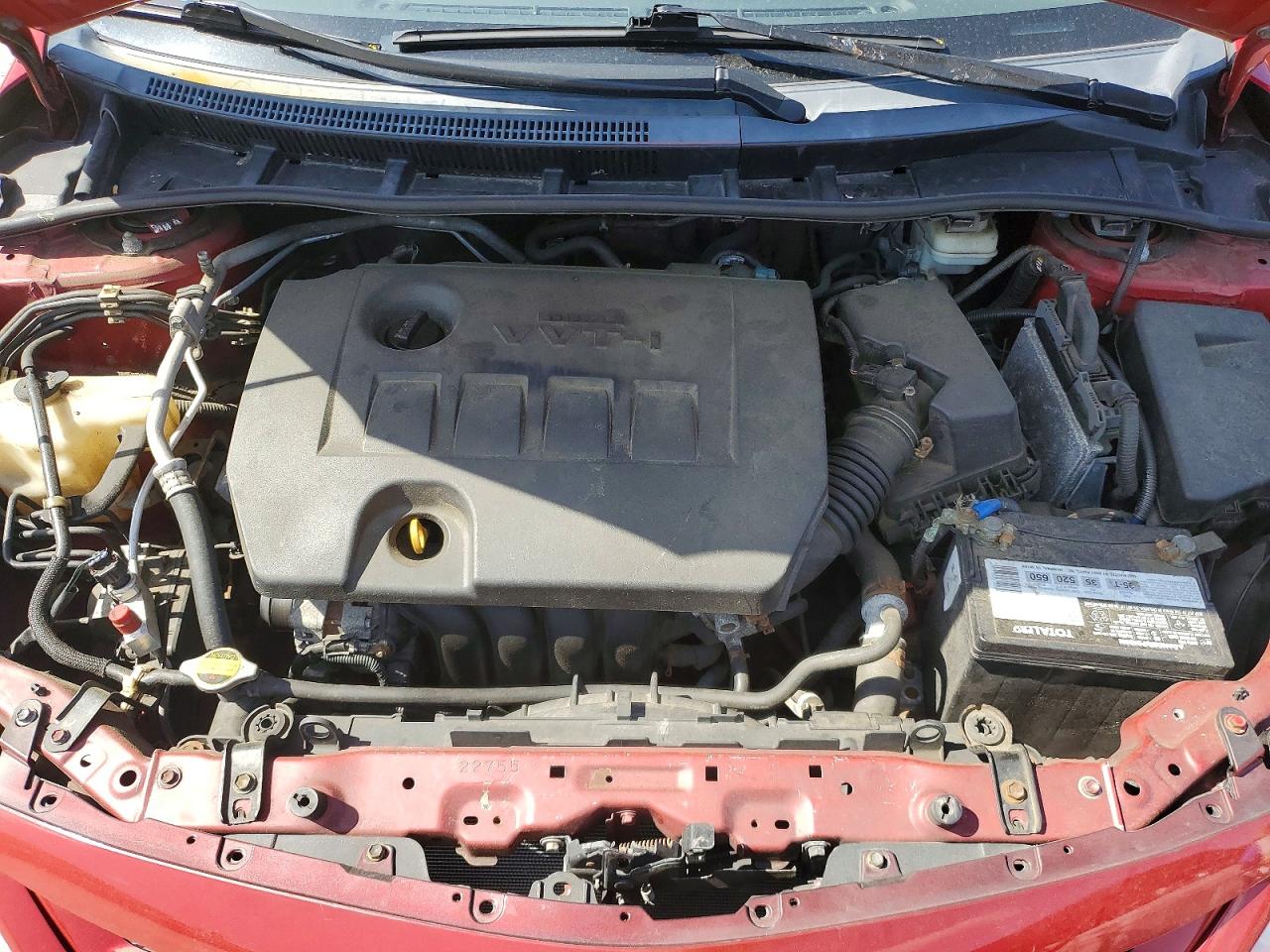 2013 Toyota Corolla S Red vin: 5YFBU4EE5DP202112