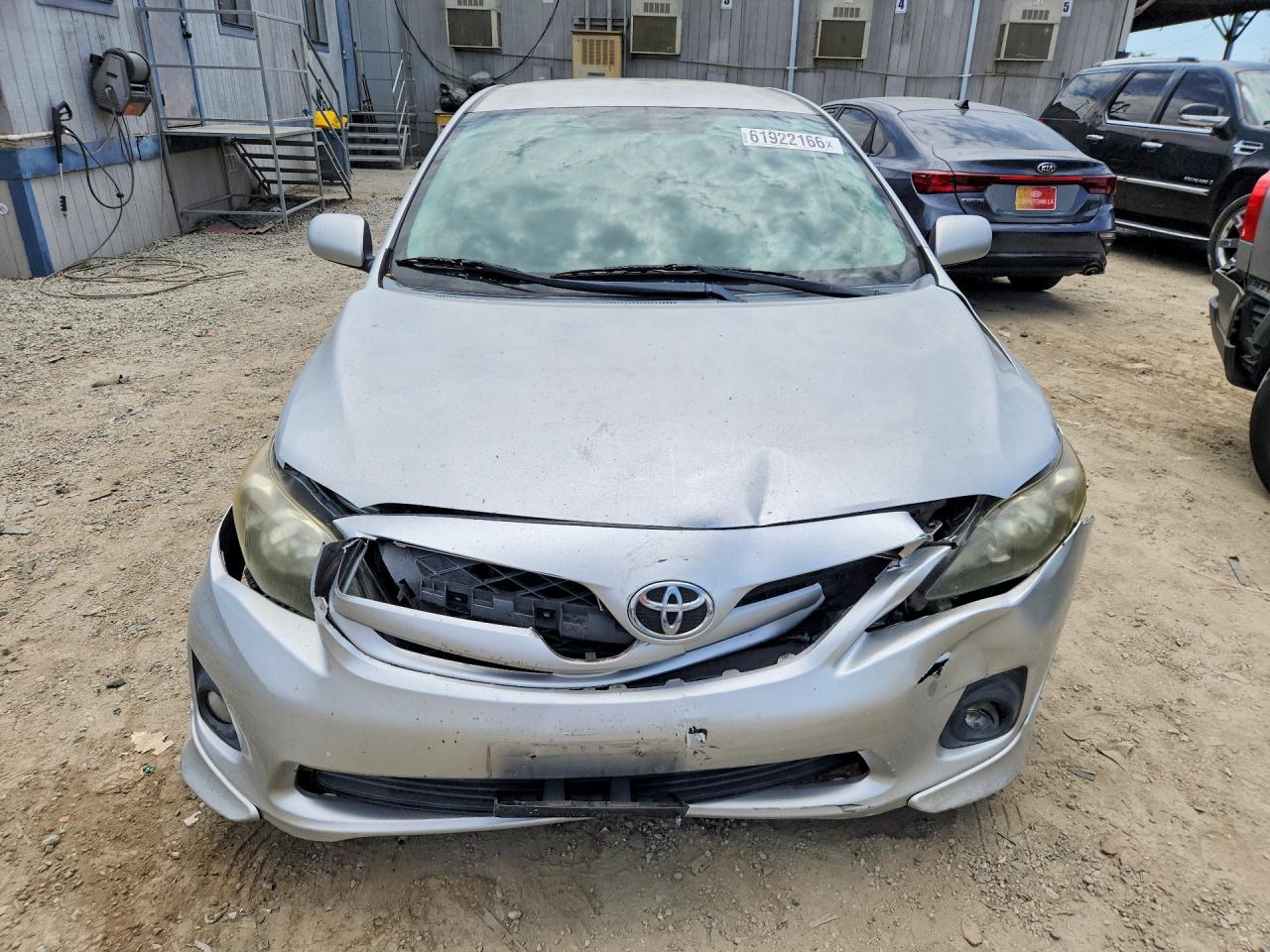 2013 Toyota Corolla S Silver vin: 5YFBU4EE5DP207116