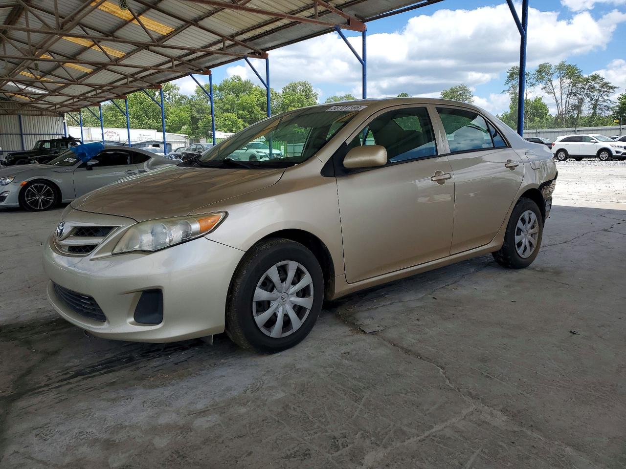 2013 Toyota Corolla L Gold vin: 5YFBU4EE5DP209710