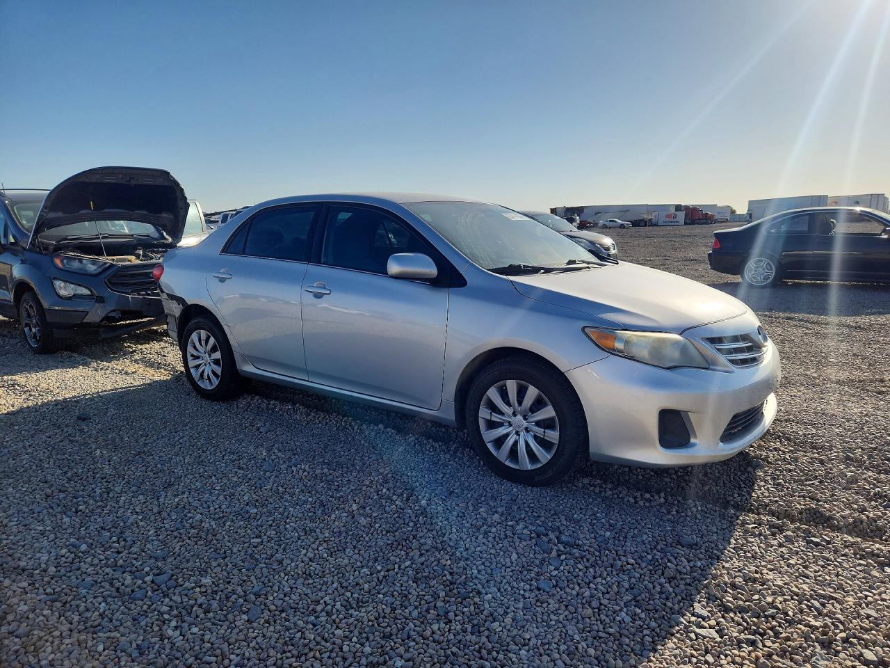 2013 Toyota Corolla Le Silver vin: 5YFBU4EE5DP224918