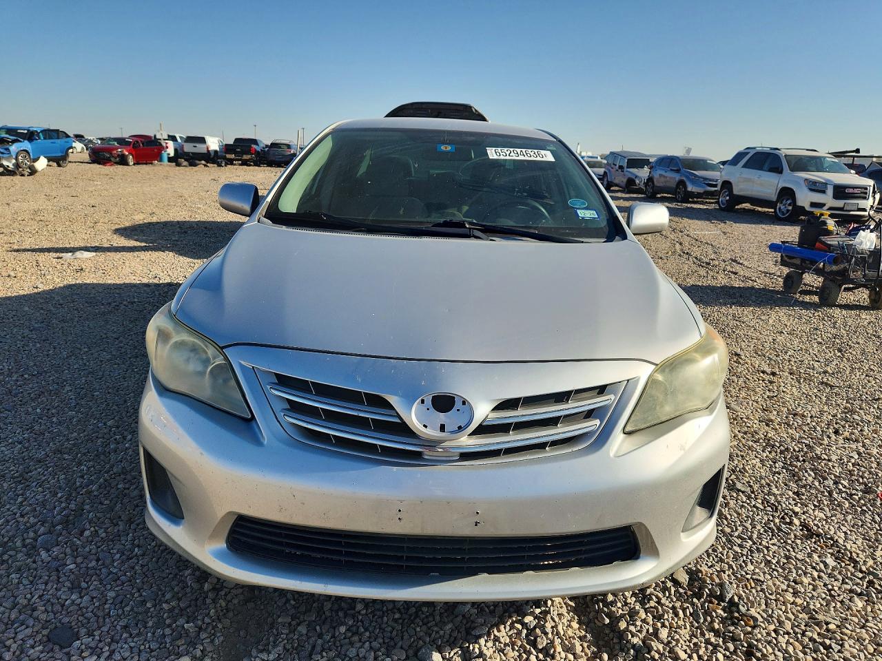 2013 Toyota Corolla Le Silver vin: 5YFBU4EE5DP224918