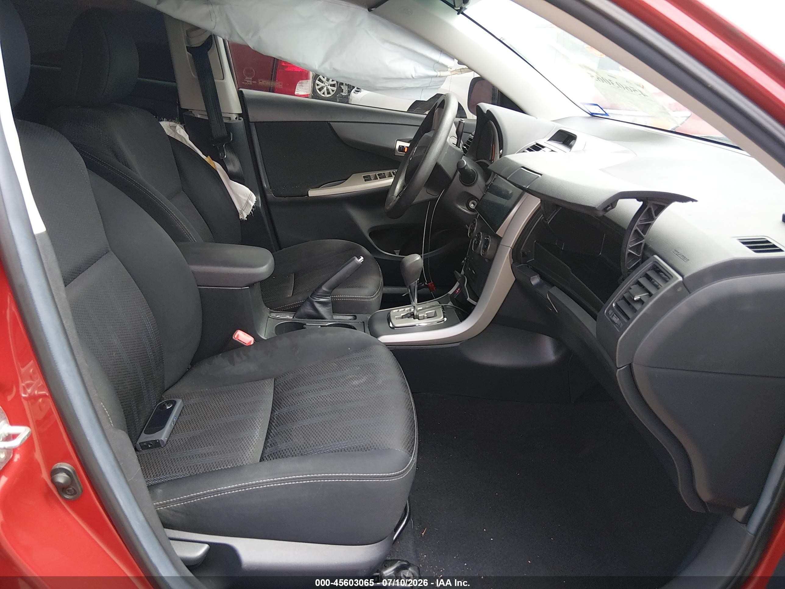 2012 Toyota Corolla S Red vin: 5YFBU4EE6CP006761