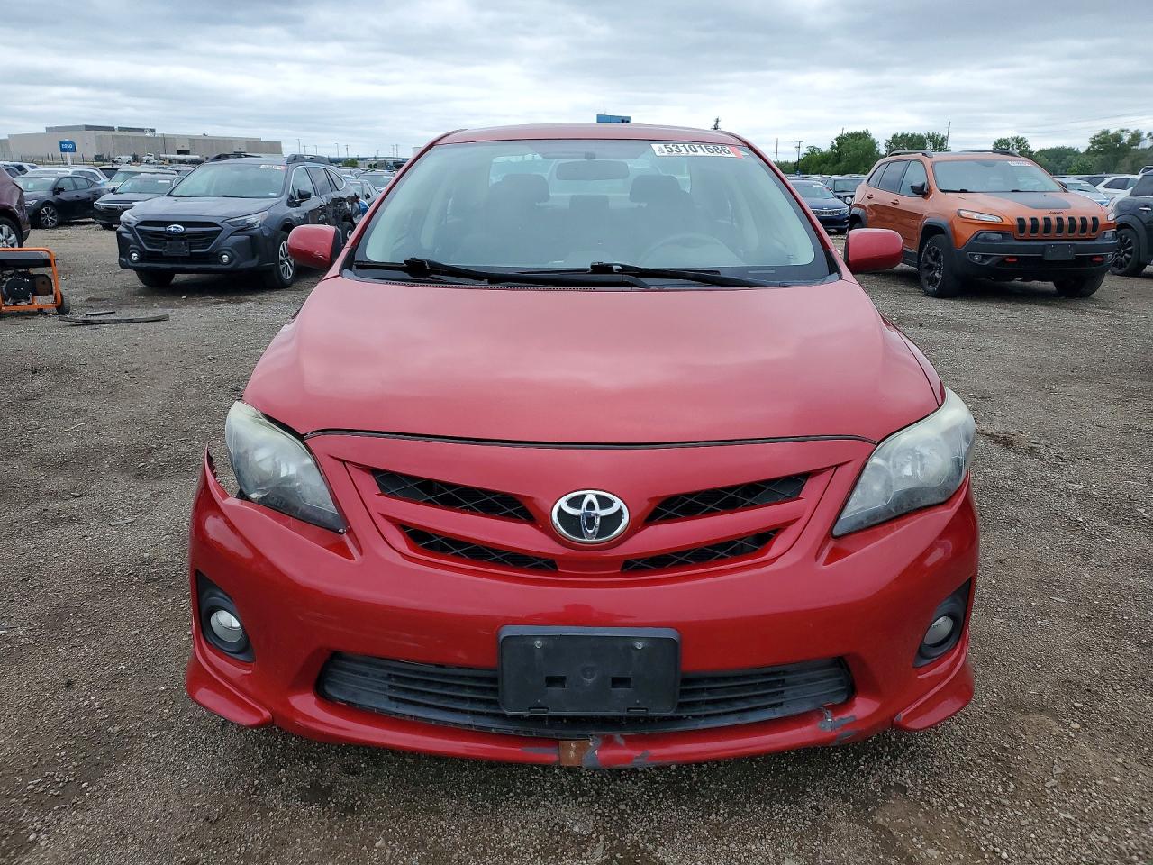 2012 Toyota Corolla S Red vin: 5YFBU4EE6CP013354