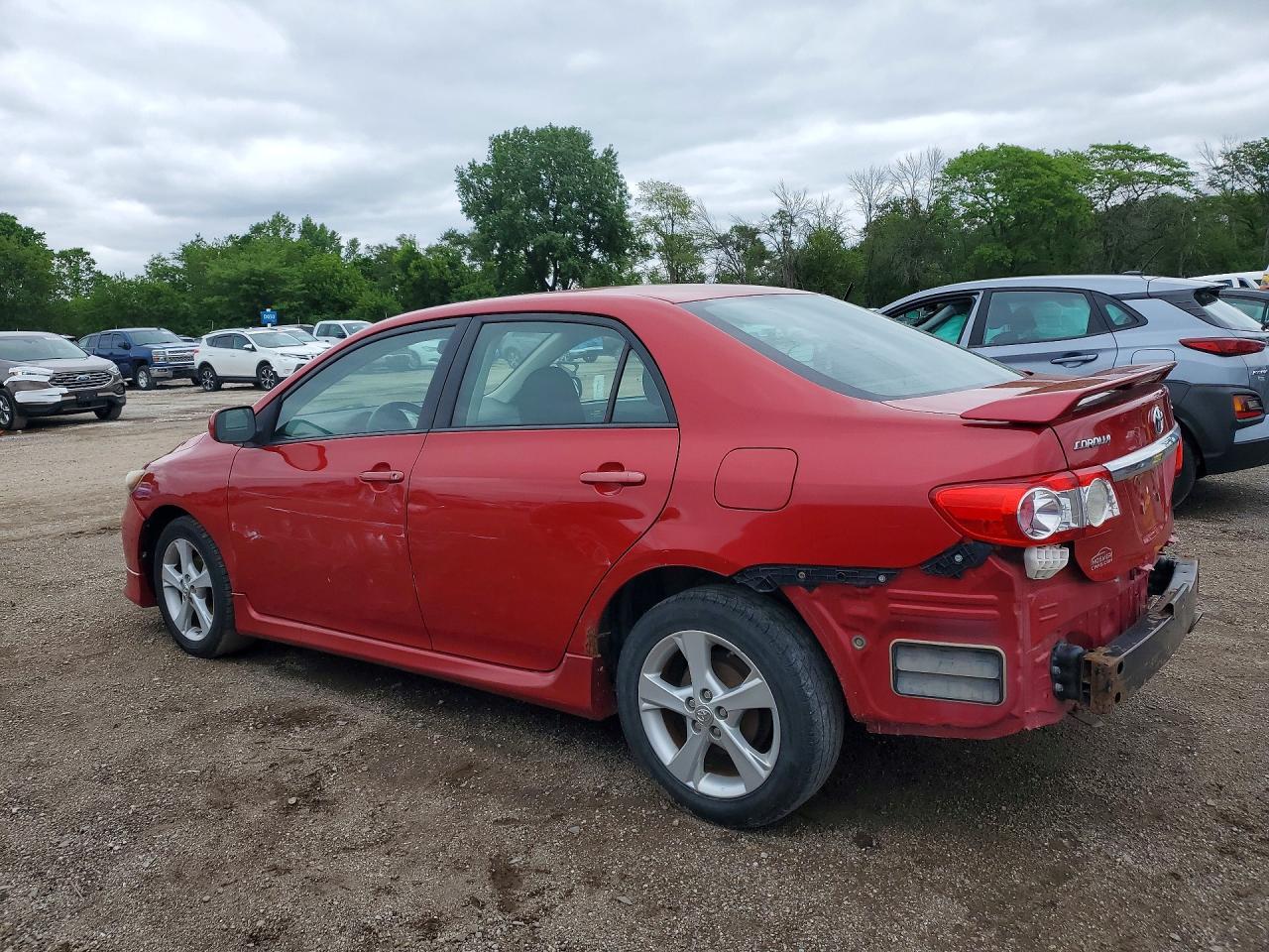 2012 Toyota Corolla S Red vin: 5YFBU4EE6CP013354