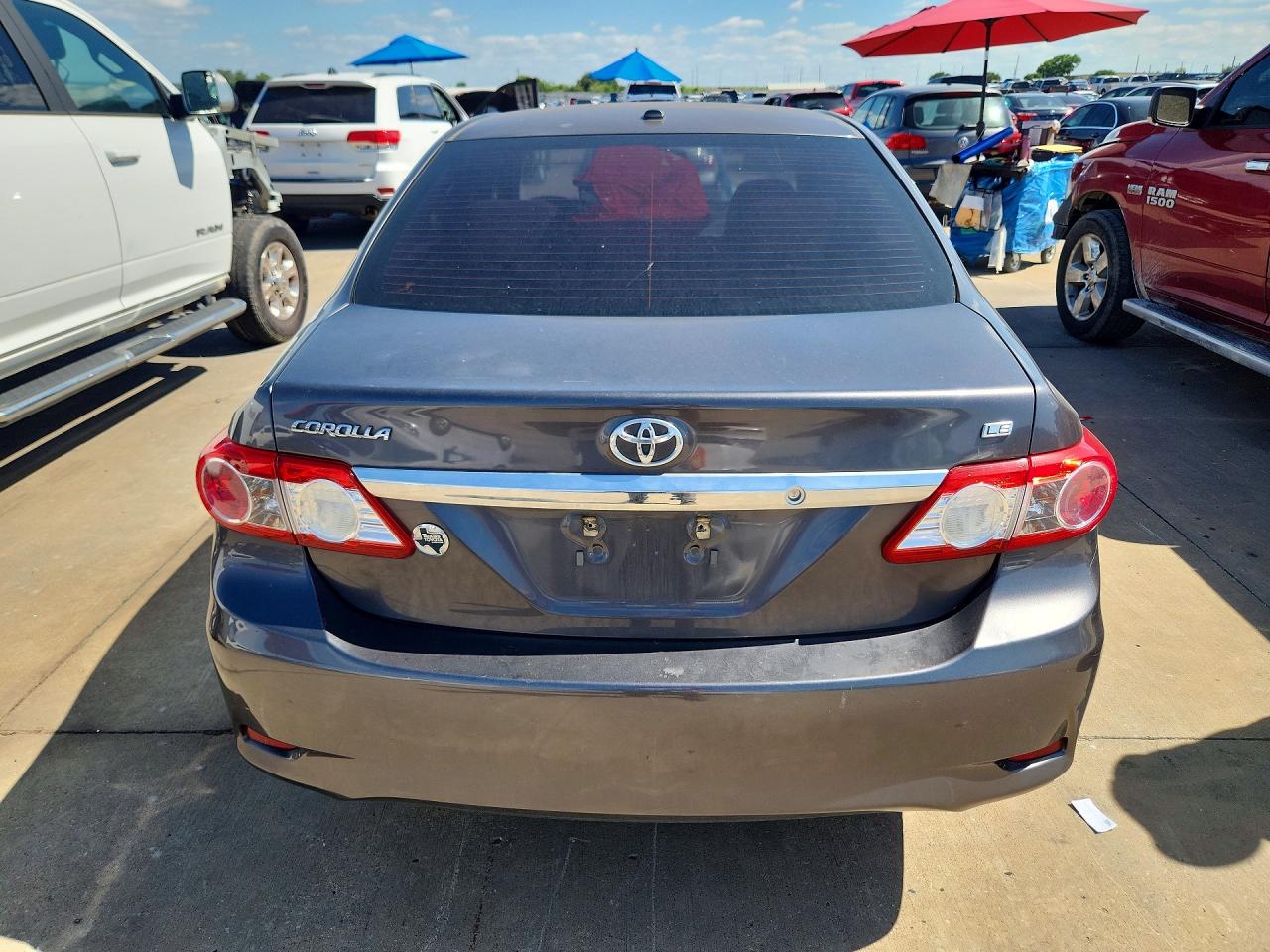 2012 Toyota Corolla Le Gray vin: 5YFBU4EE6CP013483