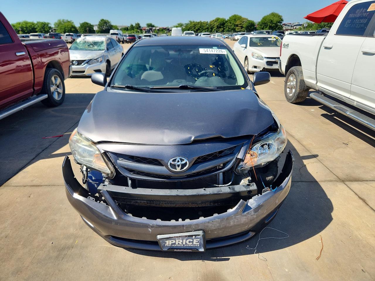 2012 Toyota Corolla Le Gray vin: 5YFBU4EE6CP013483