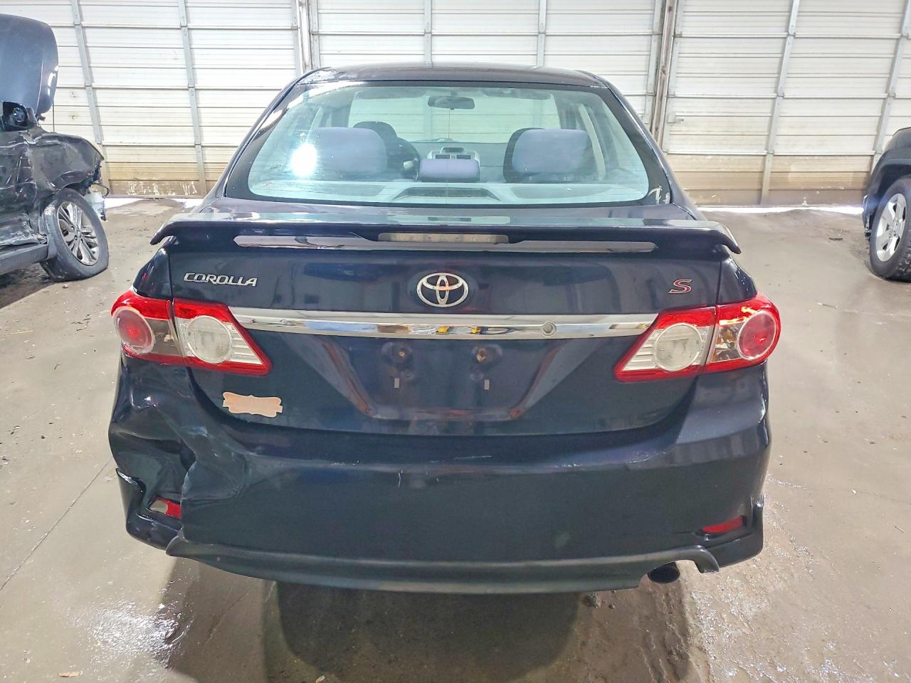 2012 Toyota Corolla S Black vin: 5YFBU4EE6CP020711