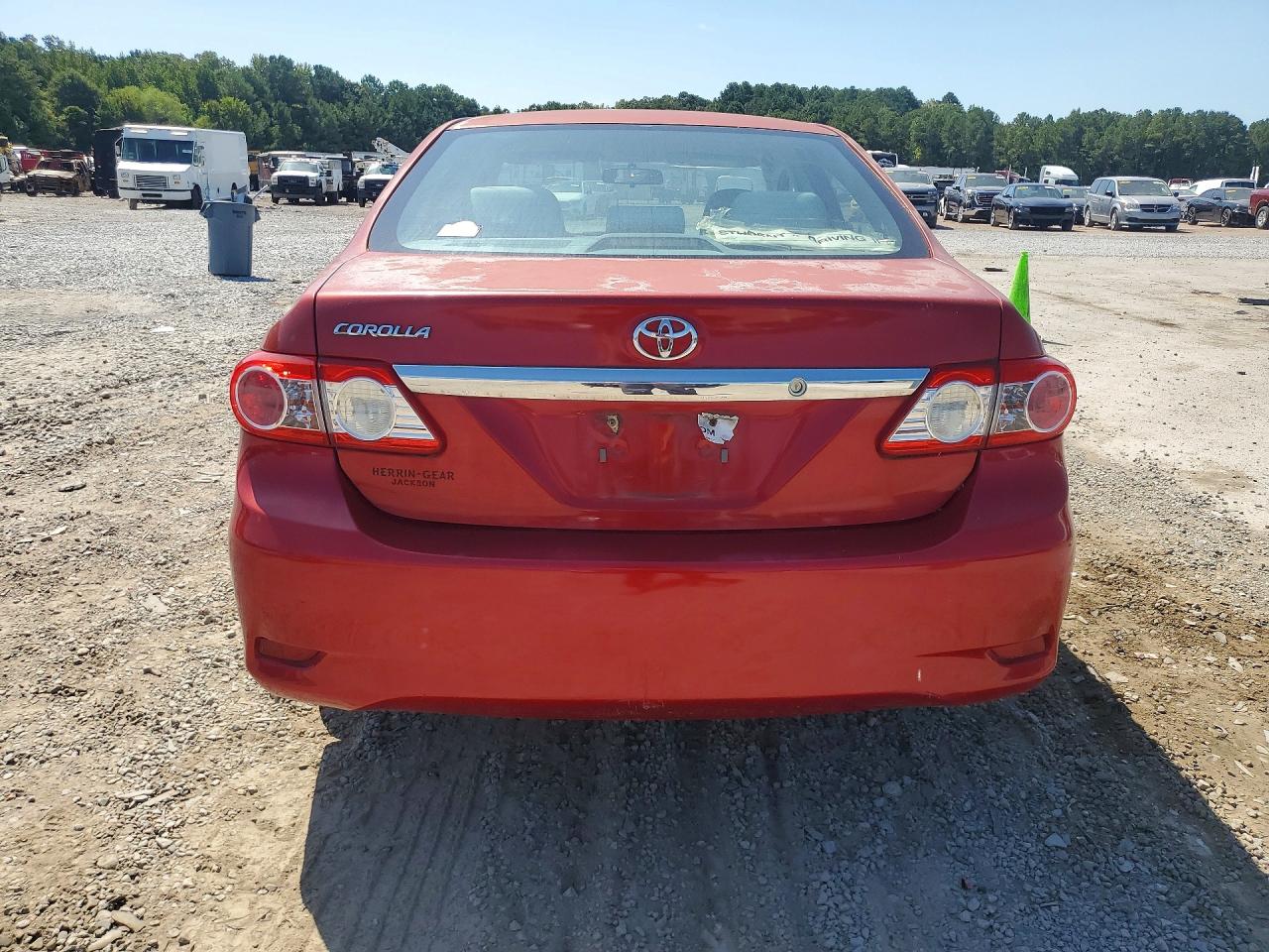 2012 Toyota Corolla L Red vin: 5YFBU4EE6CP024340