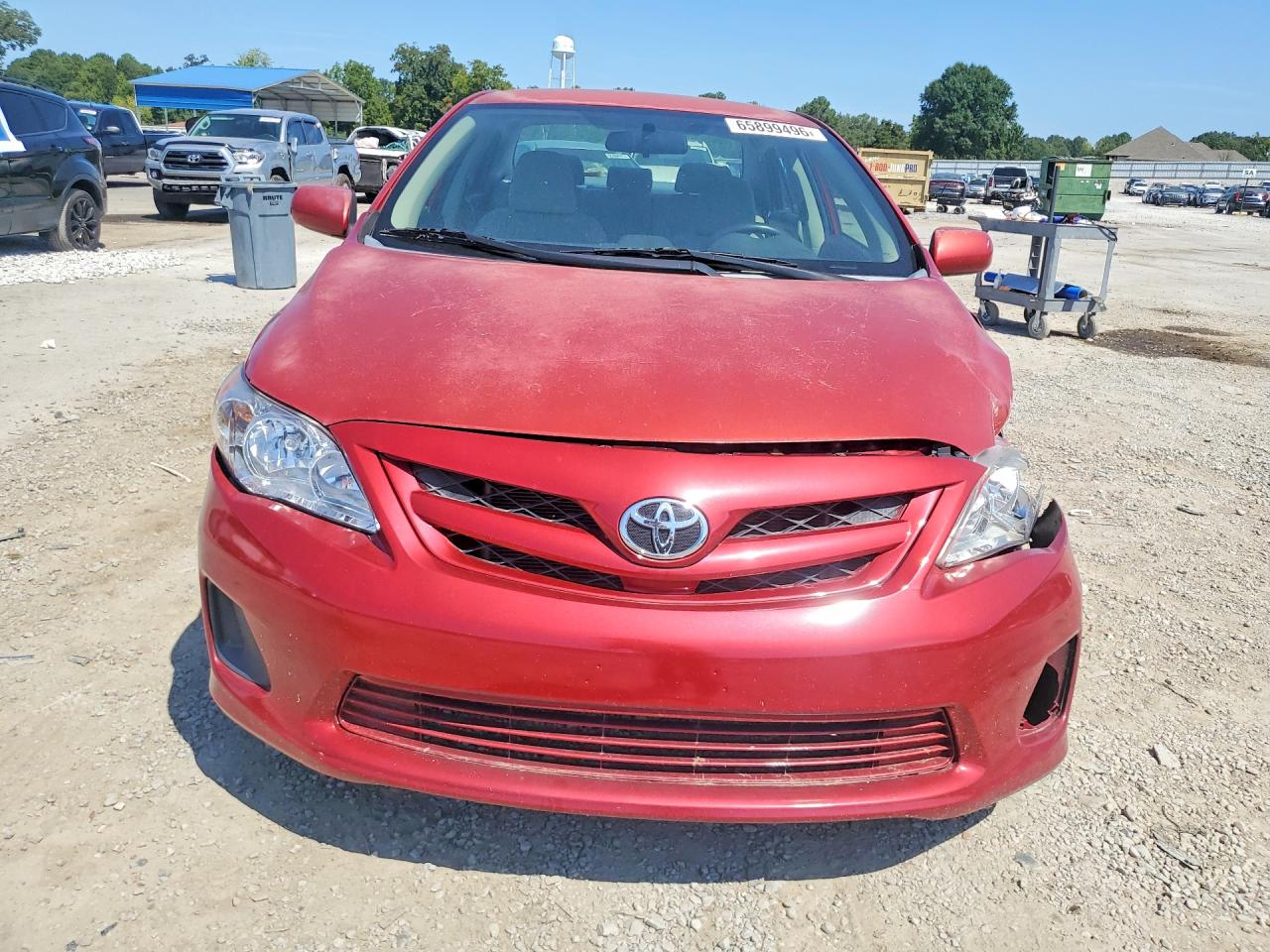 2012 Toyota Corolla L Red vin: 5YFBU4EE6CP024340