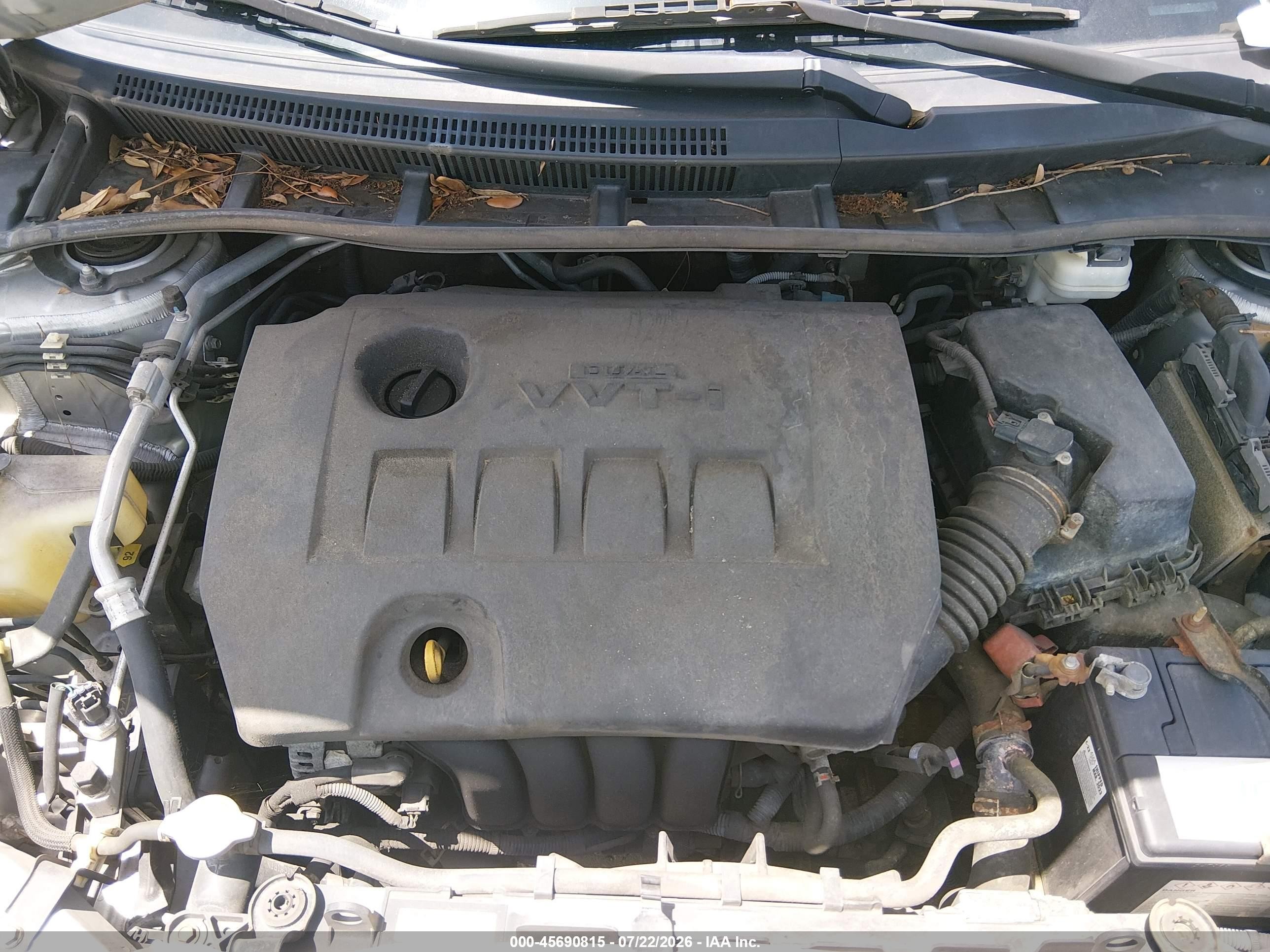 2012 Toyota Corolla L Silver vin: 5YFBU4EE6CP025259
