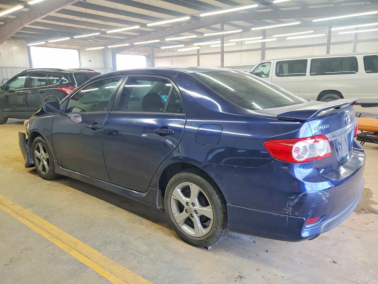 2012 Toyota Corolla Base Blue vin: 5YFBU4EE6CP027092