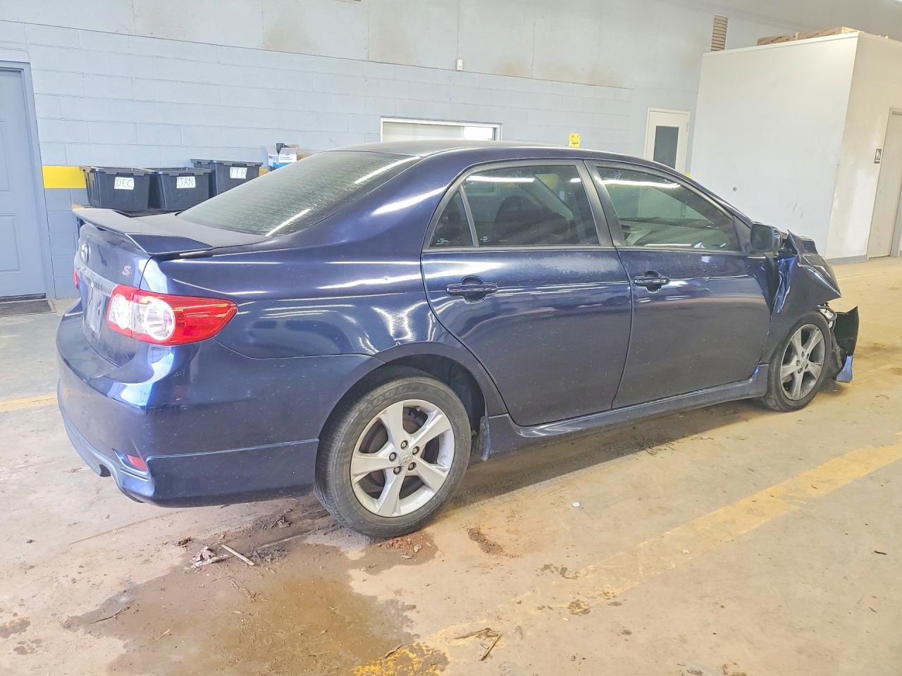 2012 Toyota Corolla Base Blue vin: 5YFBU4EE6CP027092